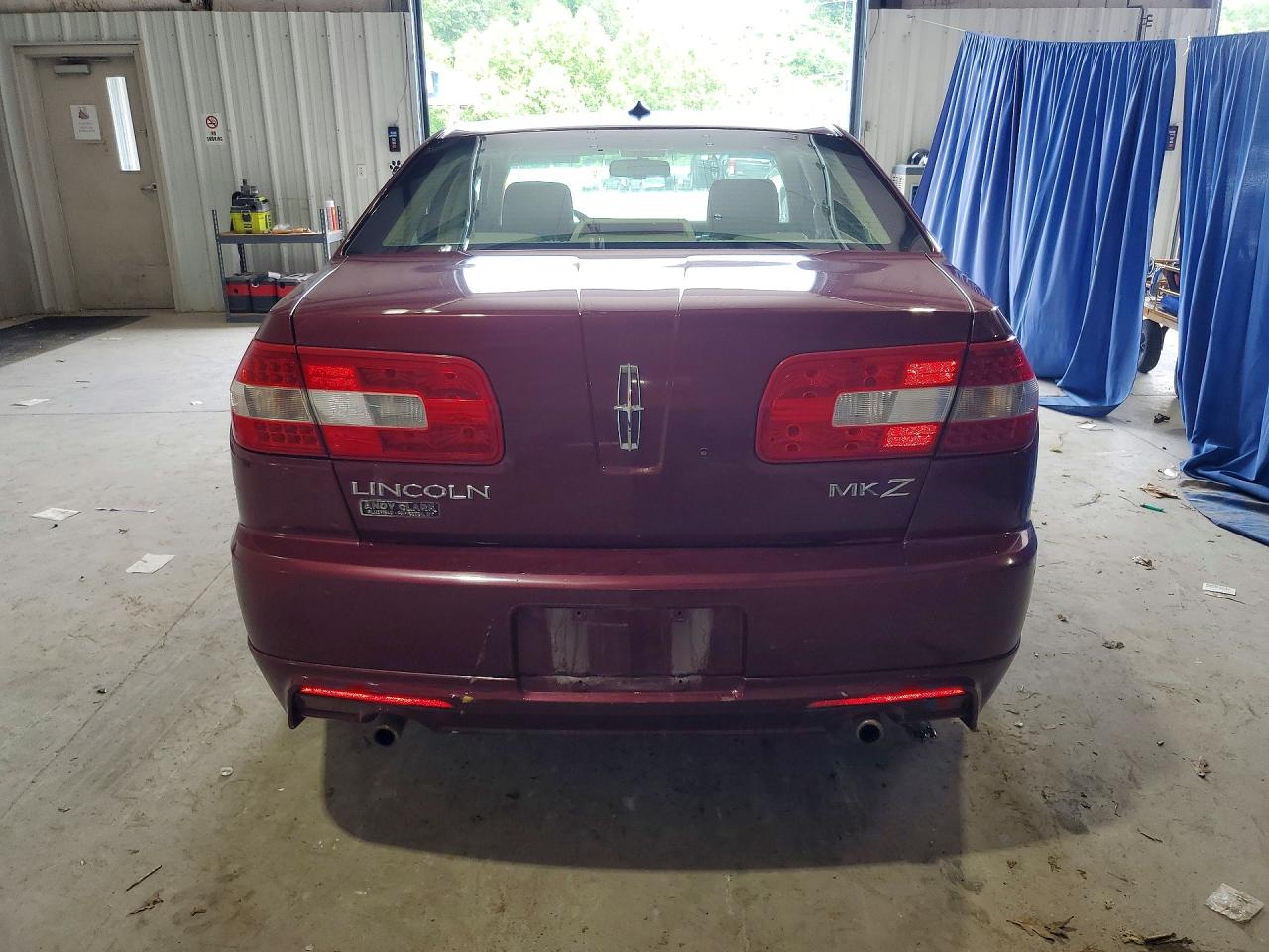 2007 Lincoln Mkz Красный vin: 3LNHM26T77R655511