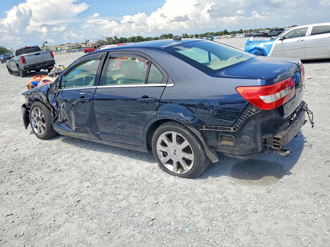 2008 Lincoln Mkz Blue vin: 3LNHM26T78R634773