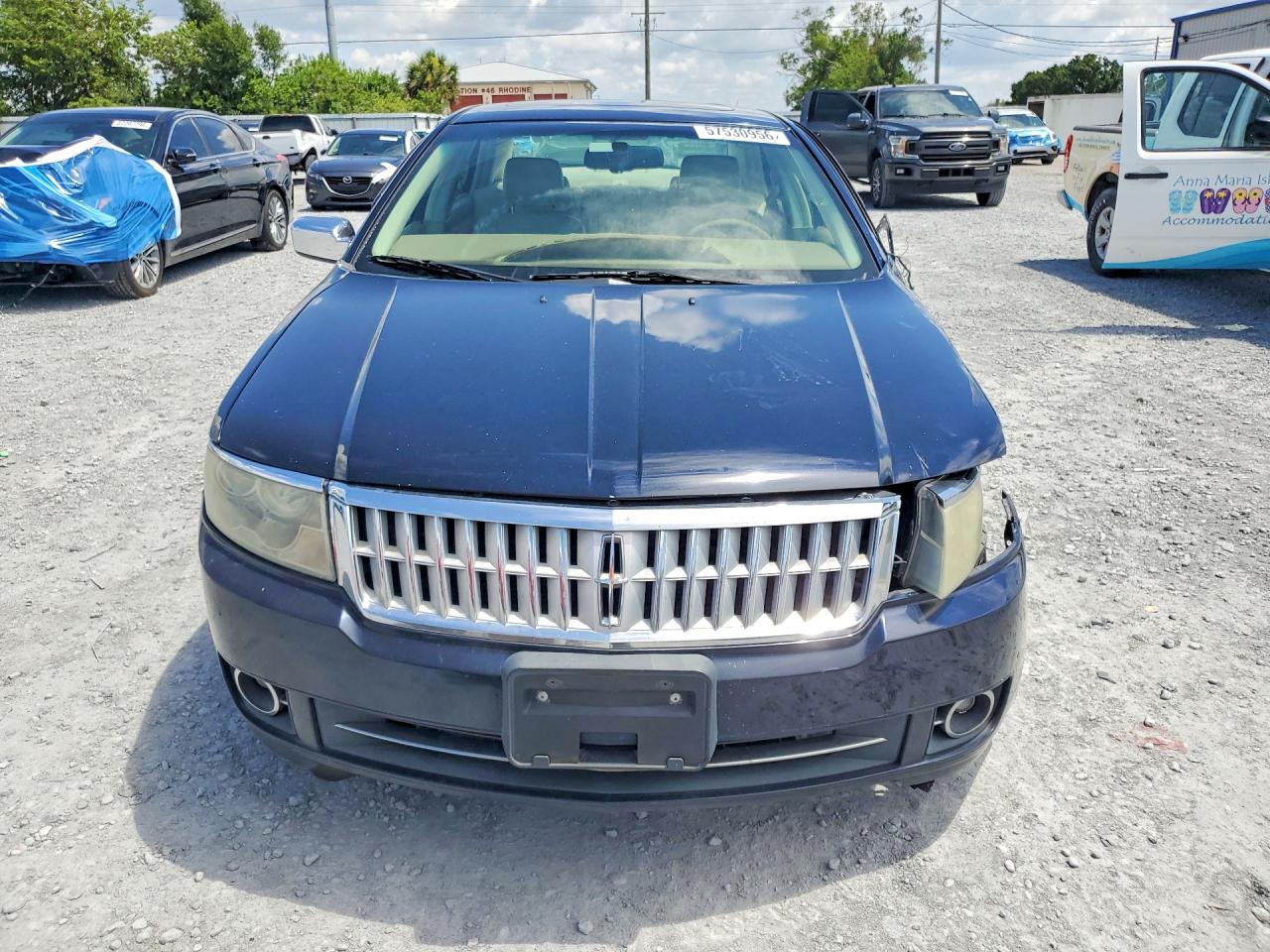 2008 Lincoln Mkz Blue vin: 3LNHM26T78R634773