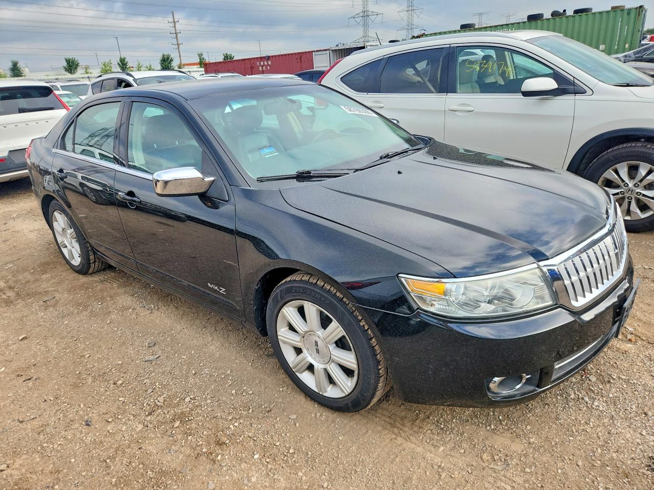 2008 Lincoln Mkz Black vin: 3LNHM26T78R649354