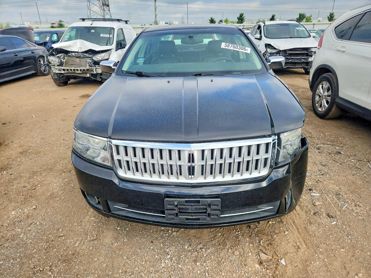 2008 Lincoln Mkz Black vin: 3LNHM26T78R649354