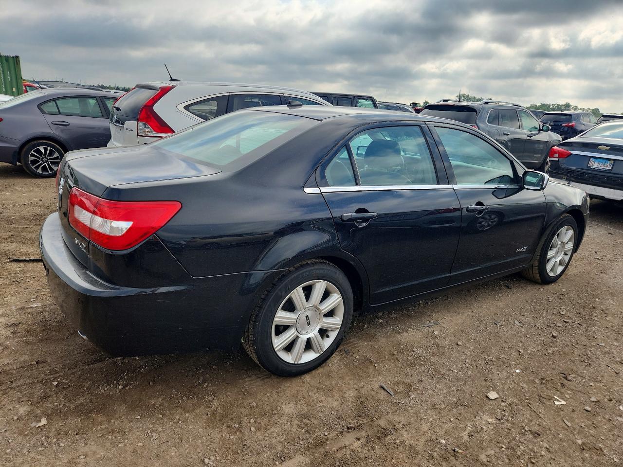 2008 Lincoln Mkz Black vin: 3LNHM26T78R649354