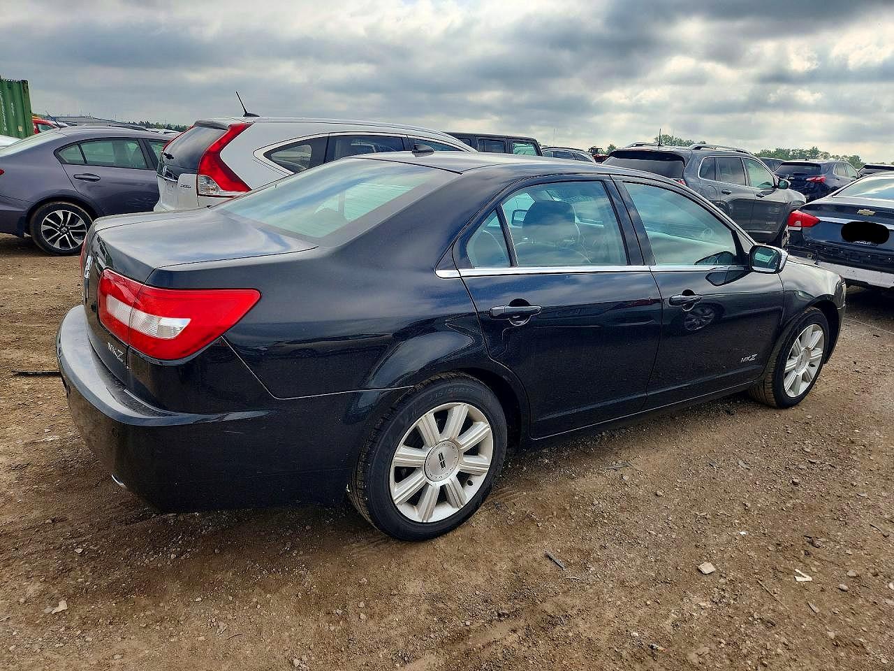 2008 Lincoln Mkz Black vin: 3LNHM26T78R649354