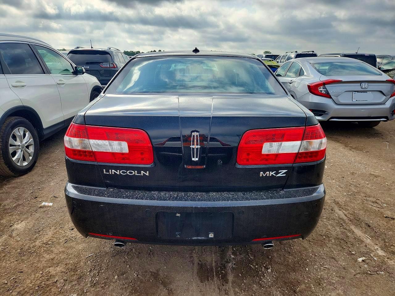 2008 Lincoln Mkz Black vin: 3LNHM26T78R649354