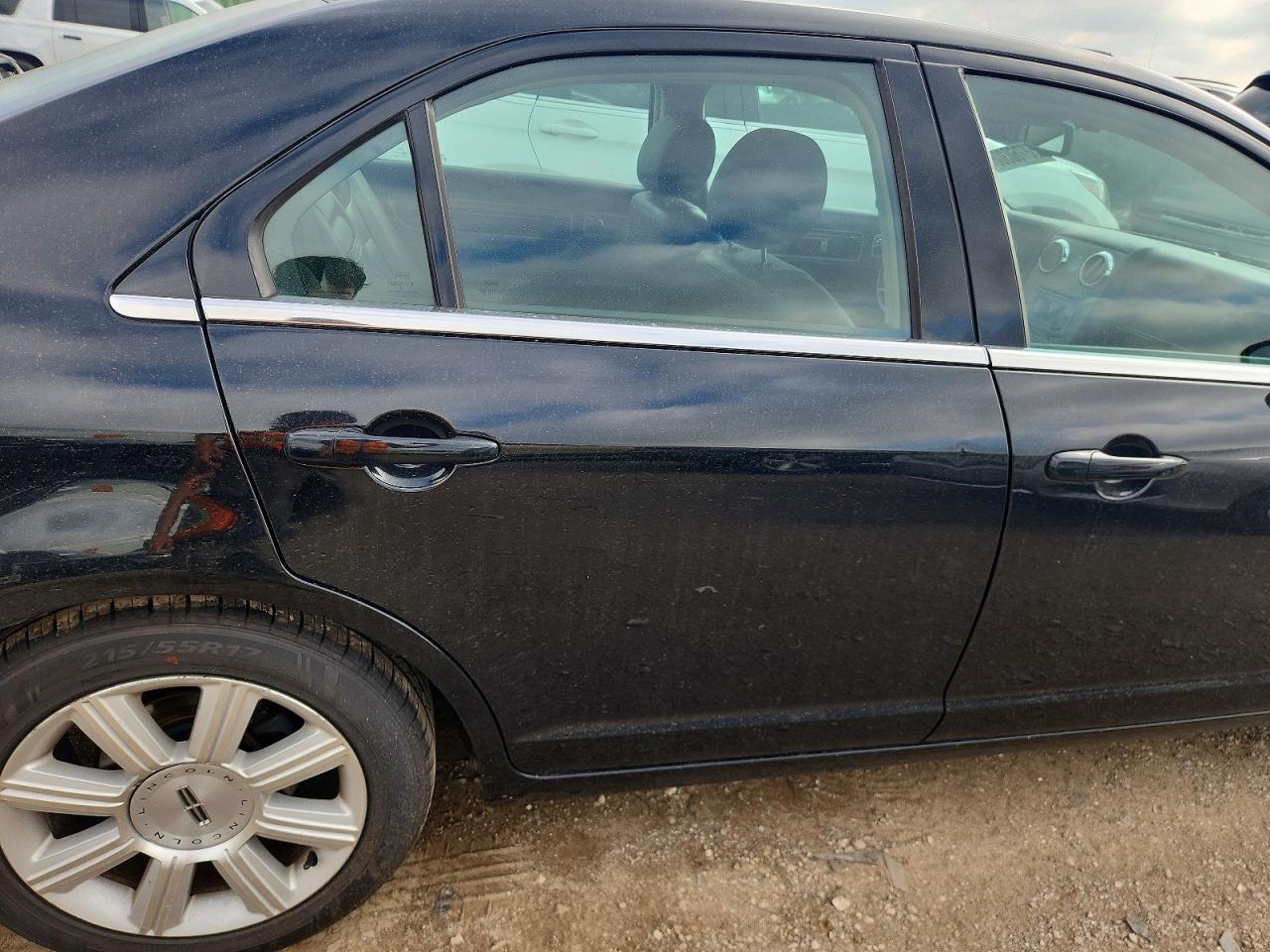 2008 Lincoln Mkz Black vin: 3LNHM26T78R649354