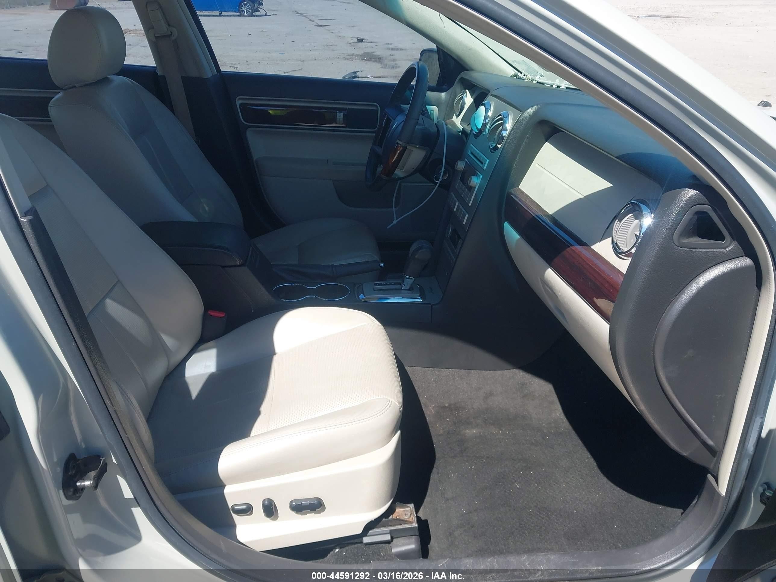 2008 Lincoln Mkz   Beige vin: 3LNHM26T78R651265