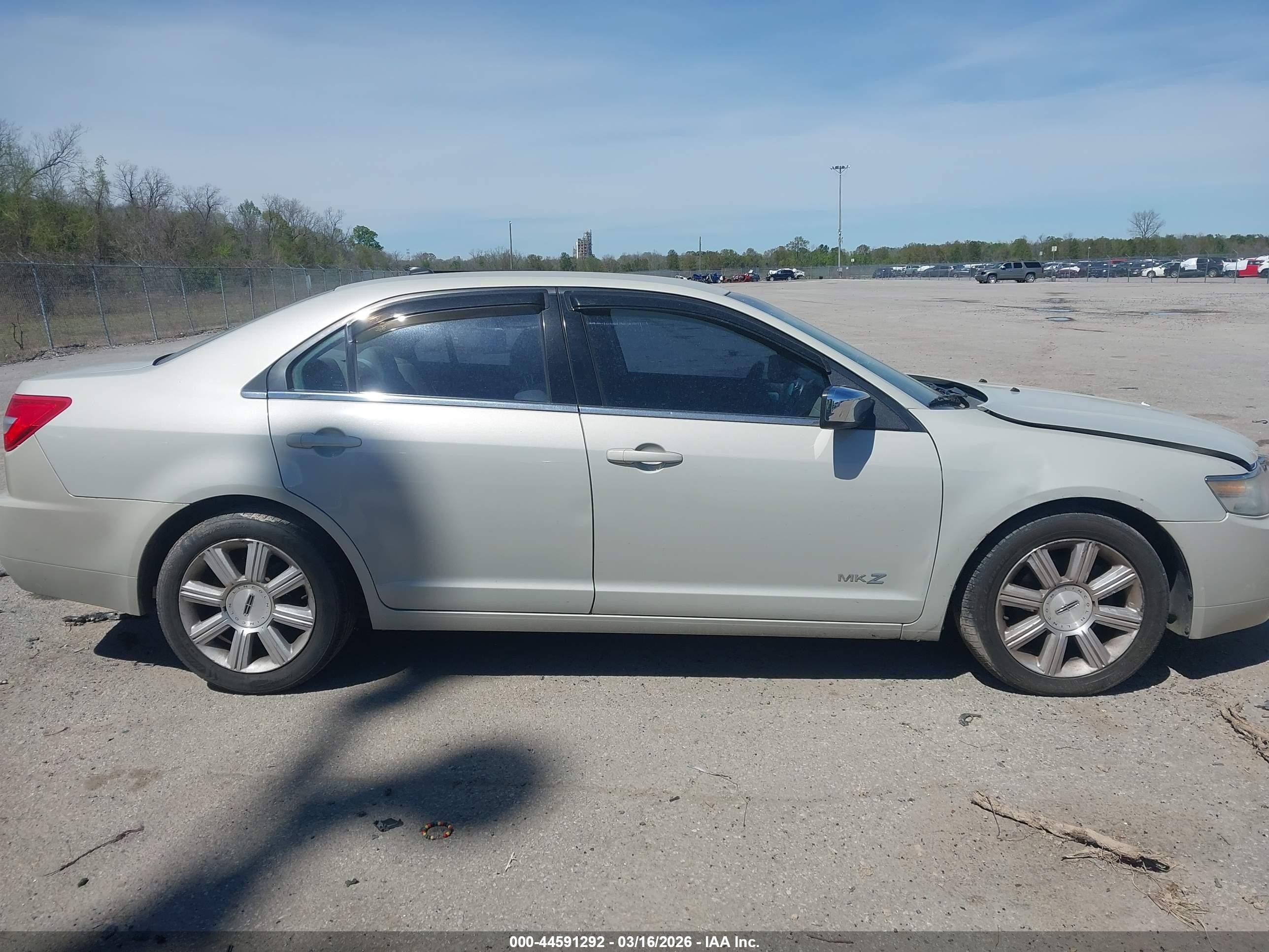 2008 Lincoln Mkz   Beige vin: 3LNHM26T78R651265
