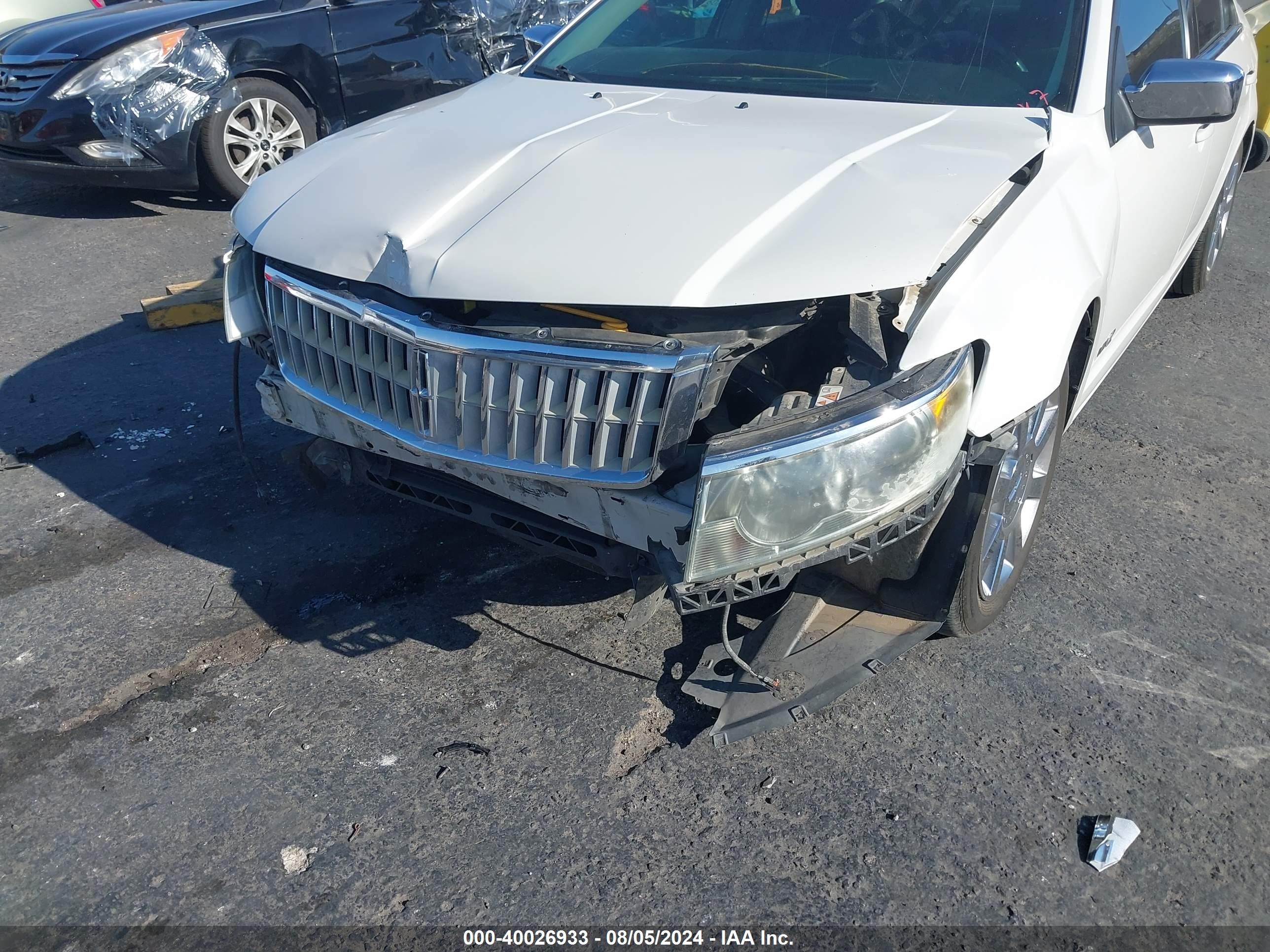 2008 Lincoln Mkz White vin: 3LNHM26T78R660256