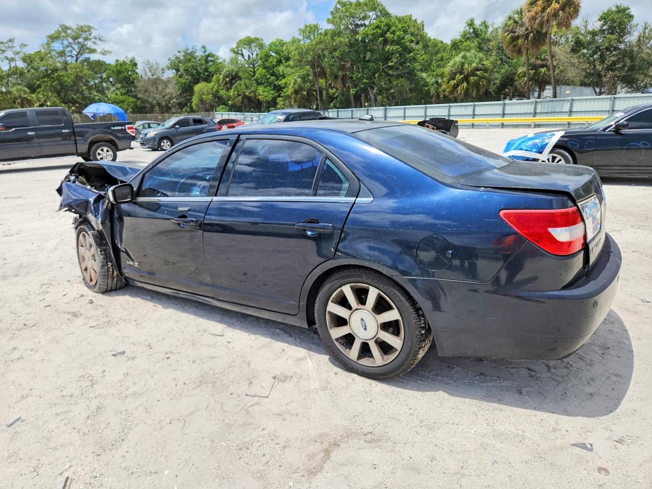 2008 Lincoln Mkz Blue vin: 3LNHM26T78R662296
