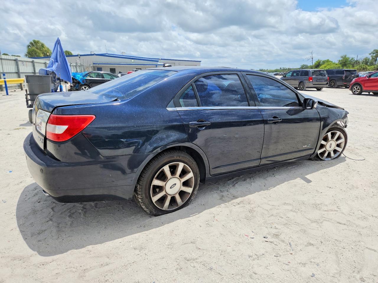 2008 Lincoln Mkz Blue vin: 3LNHM26T78R662296