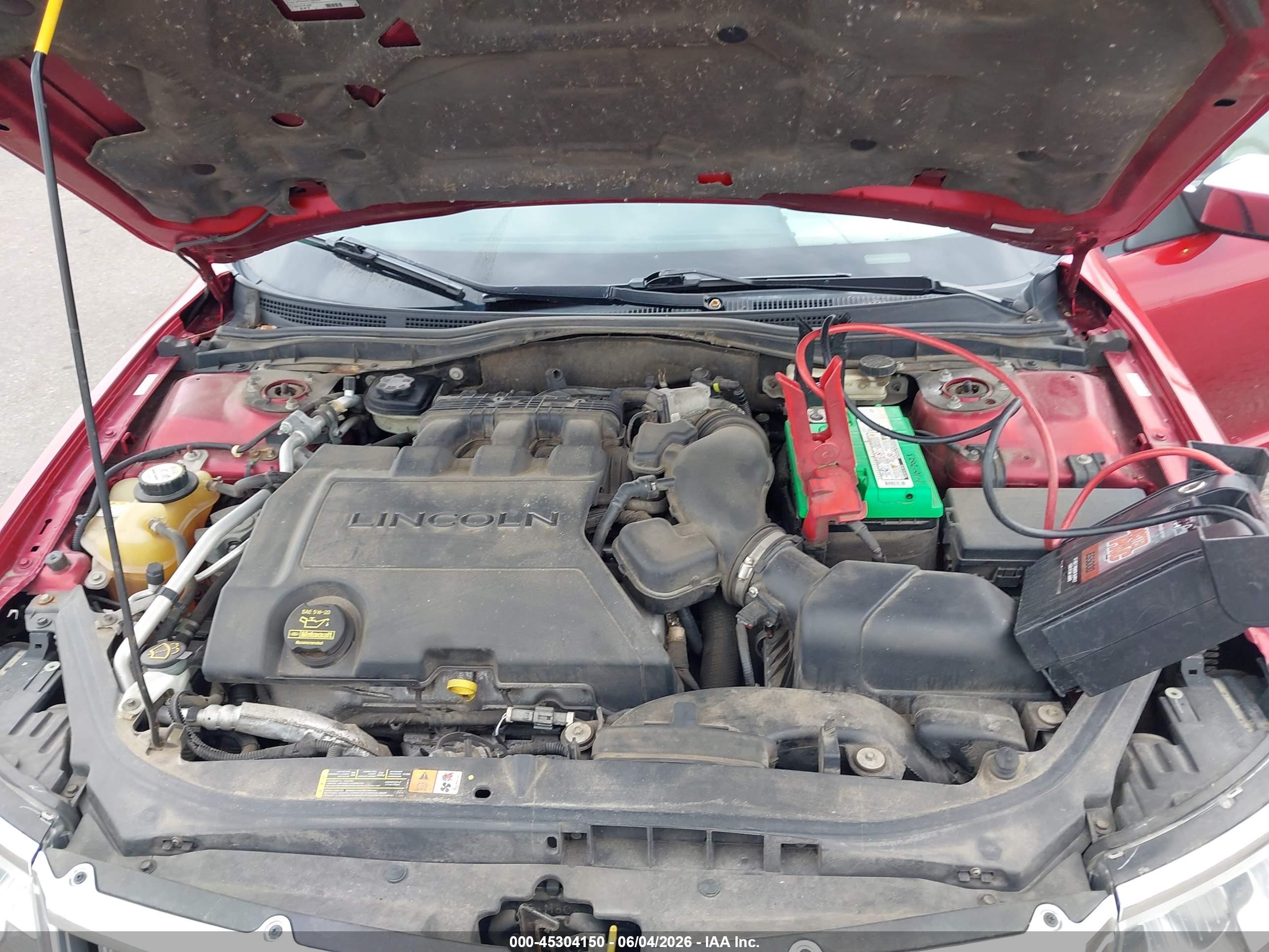 2008 Lincoln Mkz   Red vin: 3LNHM26T78R667854