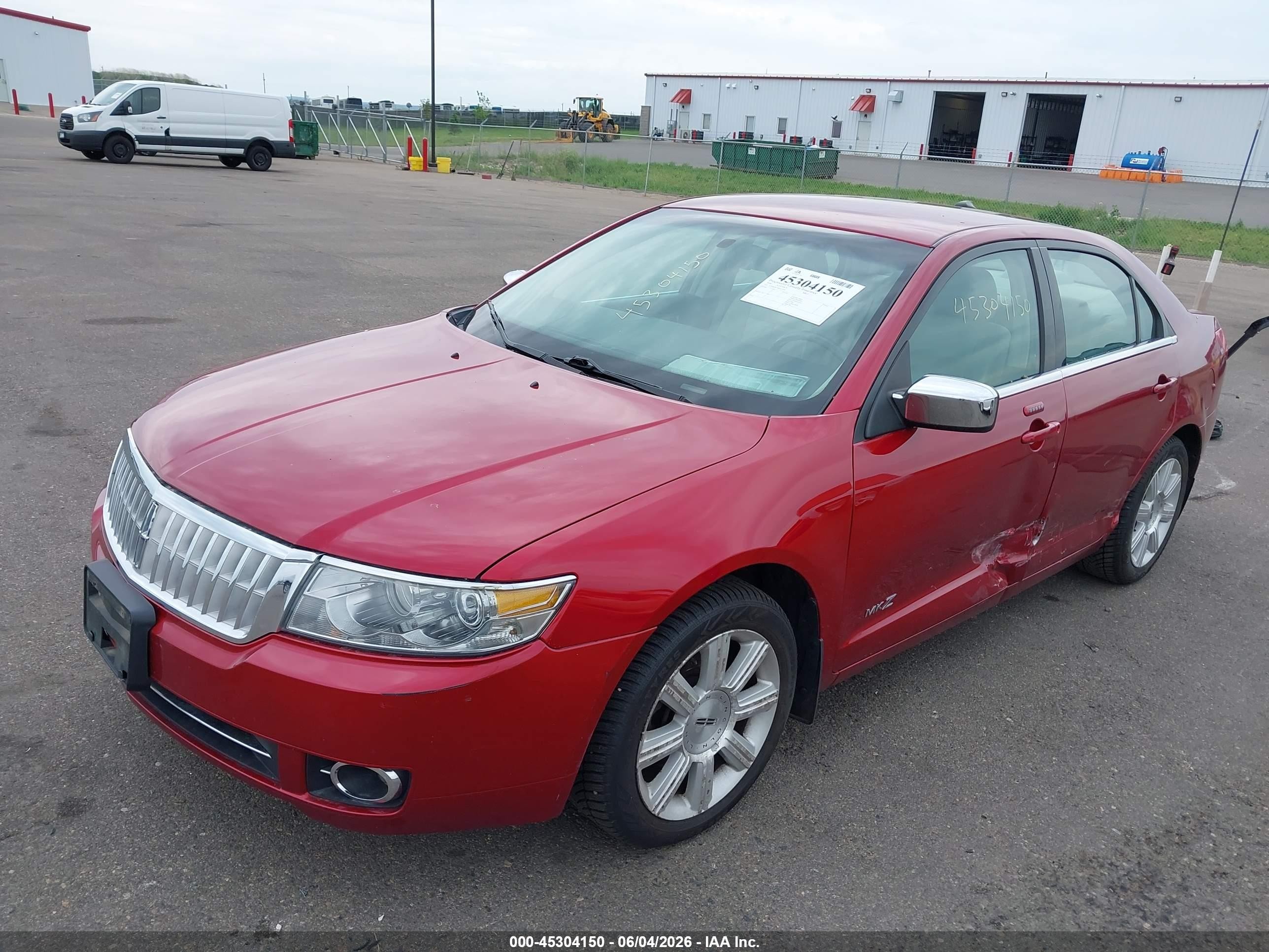 2008 Lincoln Mkz   Red vin: 3LNHM26T78R667854