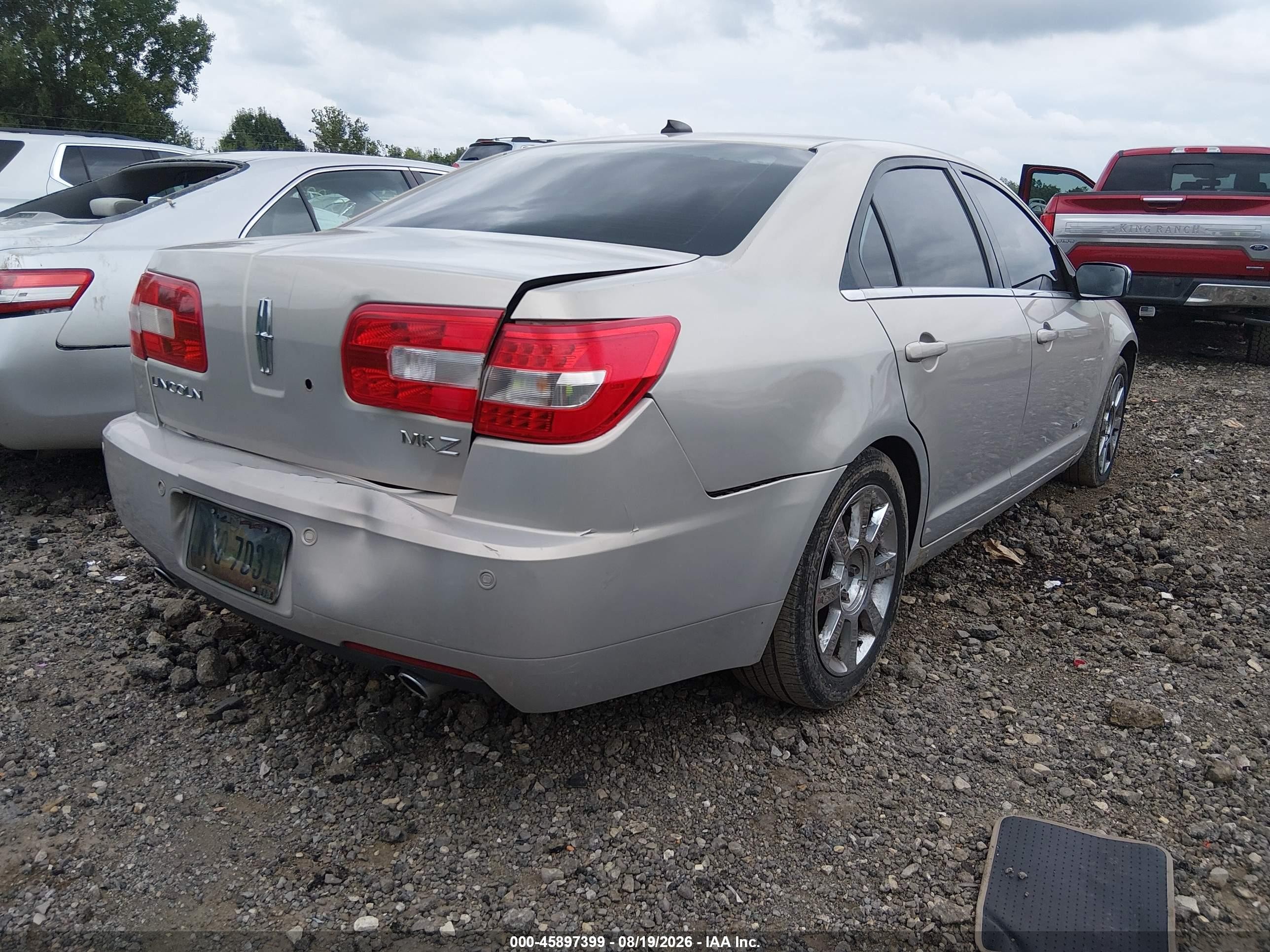 2009 Lincoln Mkz   Champagne vin: 3LNHM26T79R603069