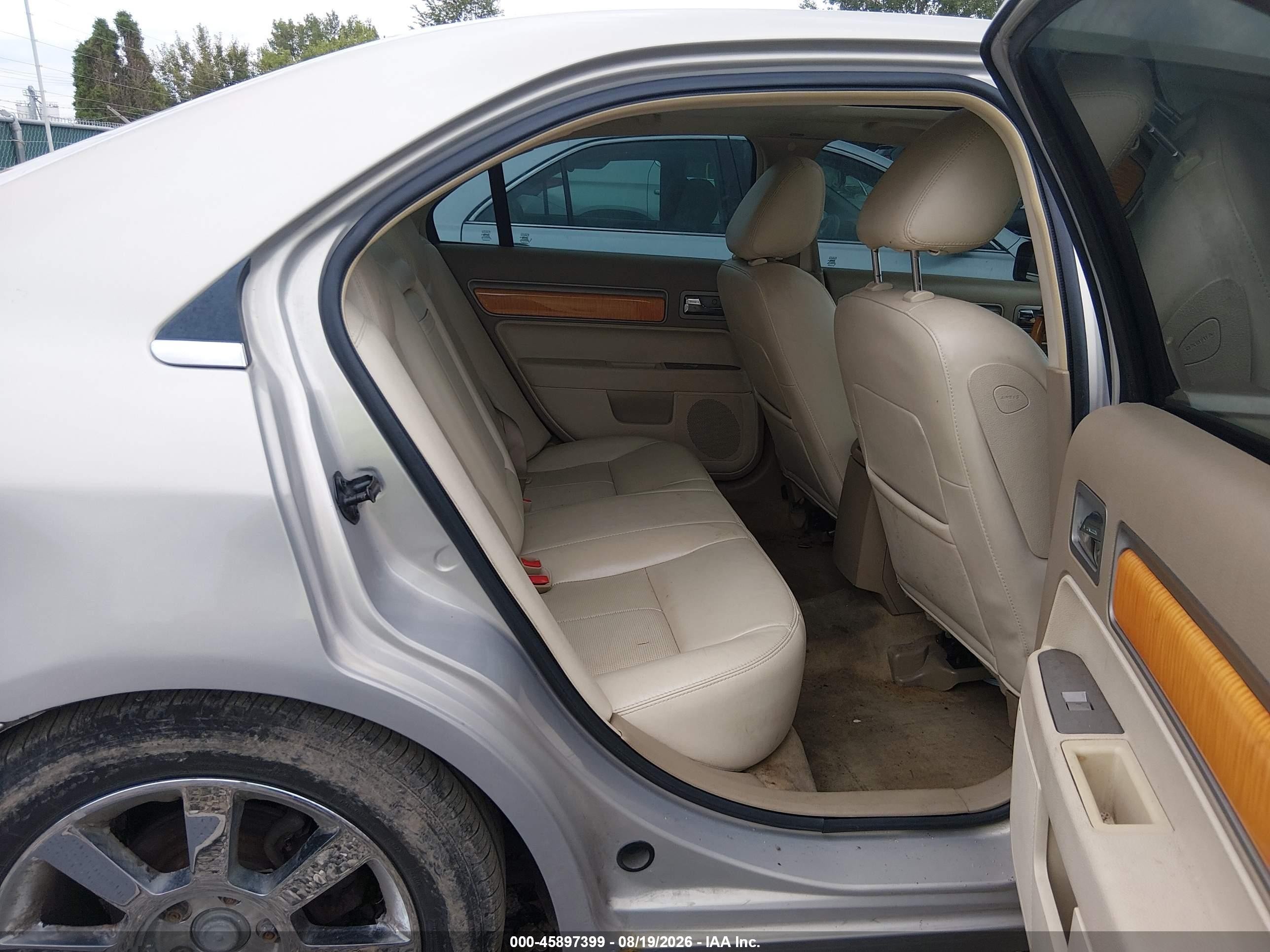 2009 Lincoln Mkz   Champagne vin: 3LNHM26T79R603069