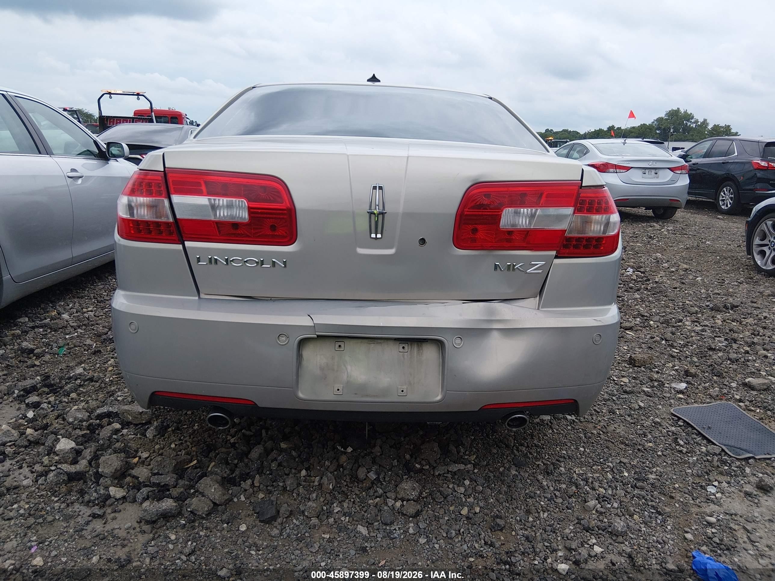 2009 Lincoln Mkz   Champagne vin: 3LNHM26T79R603069