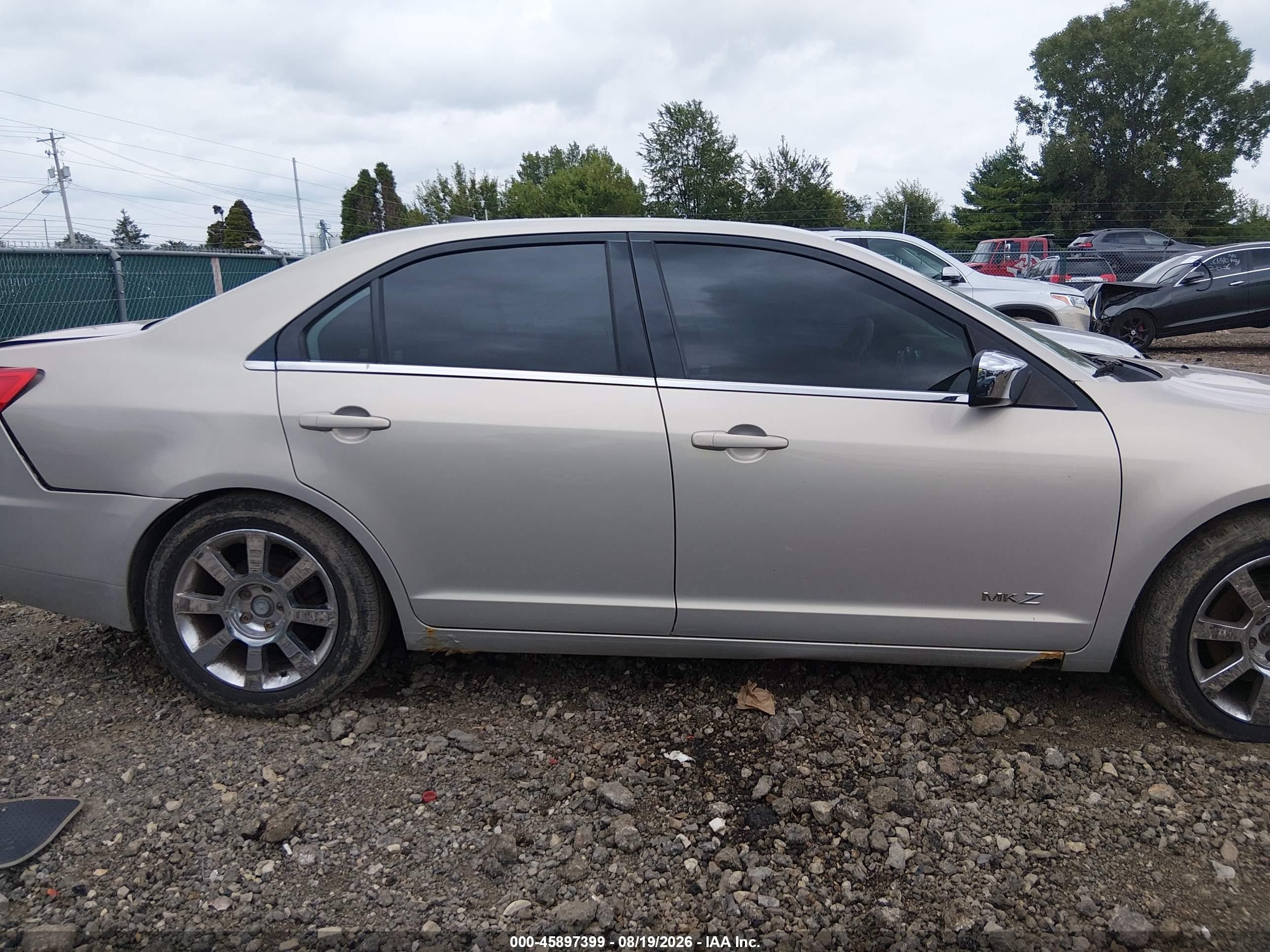 2009 Lincoln Mkz   Champagne vin: 3LNHM26T79R603069