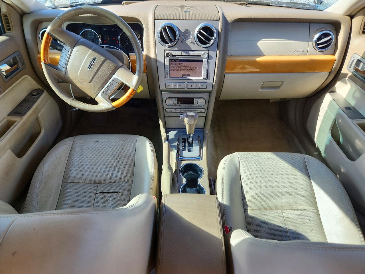 2009 Lincoln Mkz Cream vin: 3LNHM26T79R619918