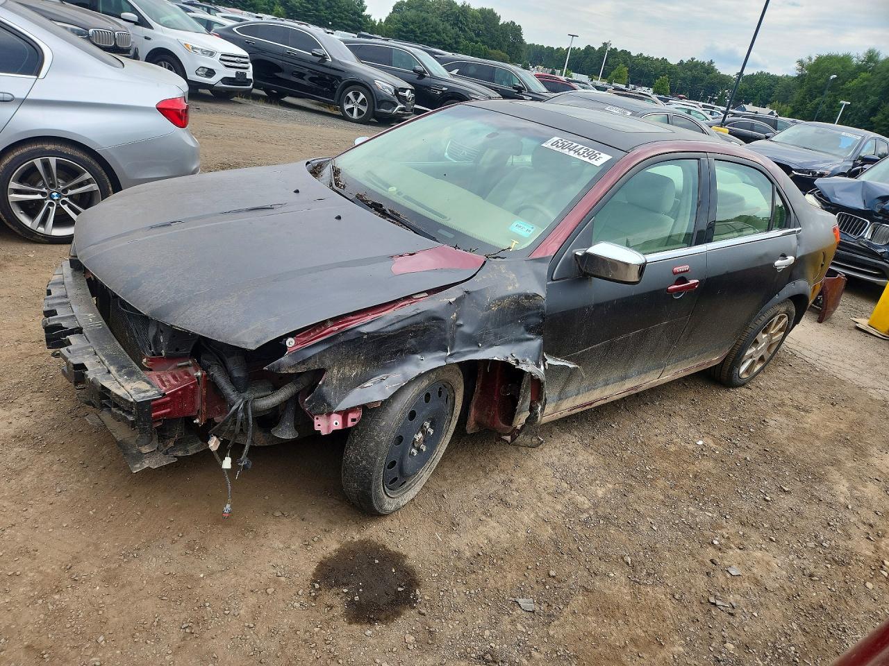 2007 Lincoln Mkz Burgundy vin: 3LNHM26T87R616474