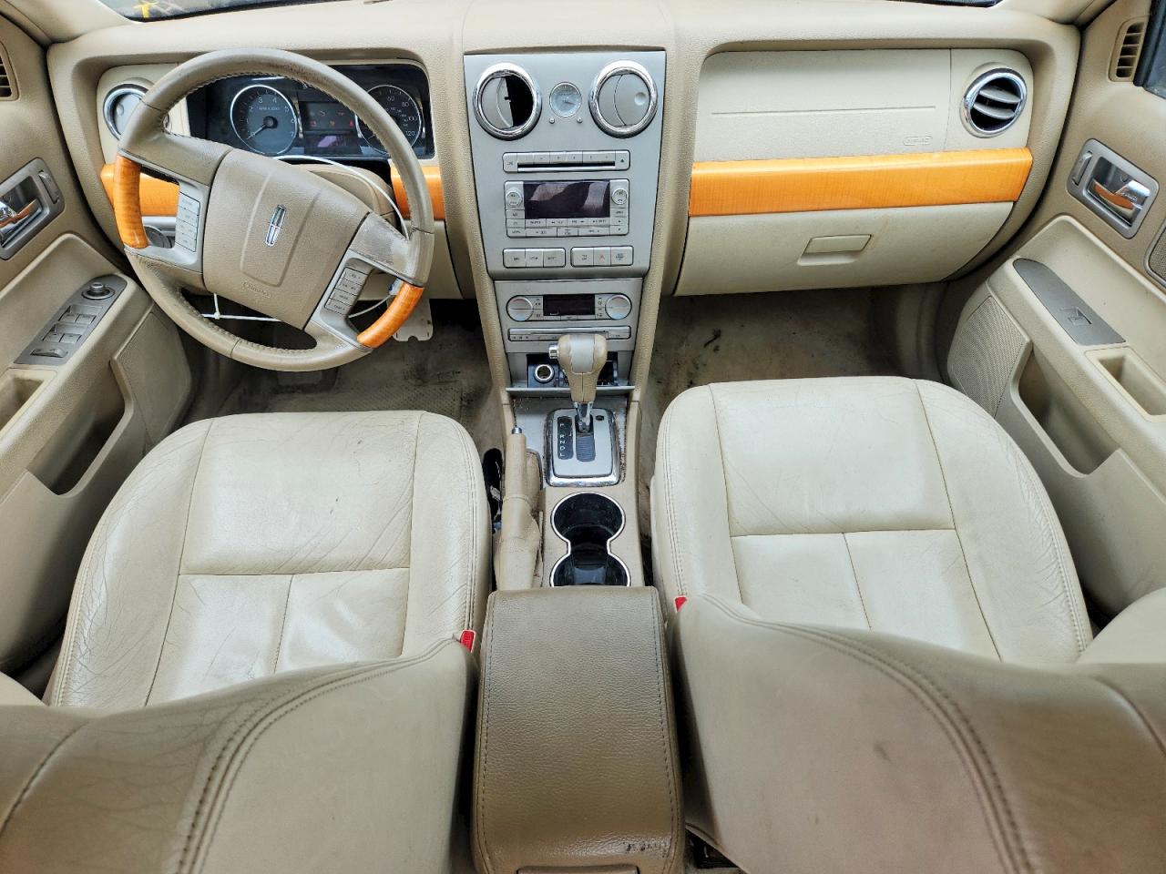 2007 Lincoln Mkz Burgundy vin: 3LNHM26T87R616474