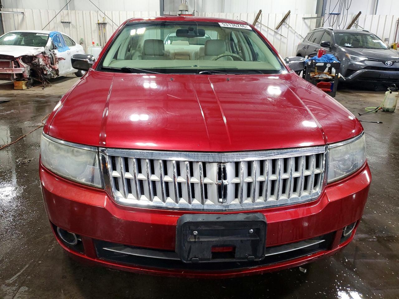 2007 Lincoln Mkz Red vin: 3LNHM26T87R625725