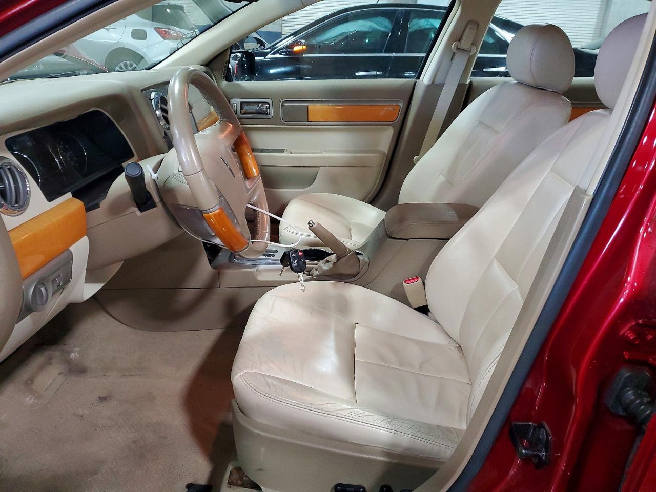 2007 Lincoln Mkz Red vin: 3LNHM26T87R625725