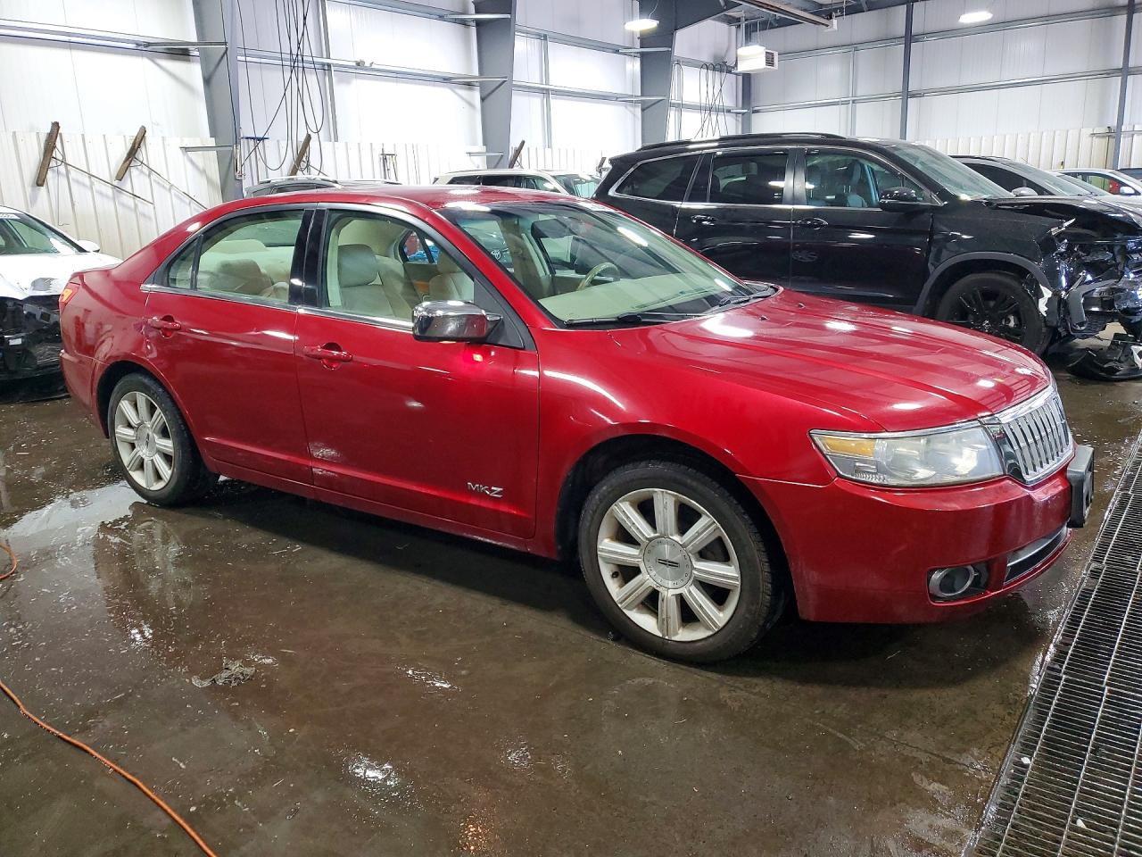 2007 Lincoln Mkz Red vin: 3LNHM26T87R625725