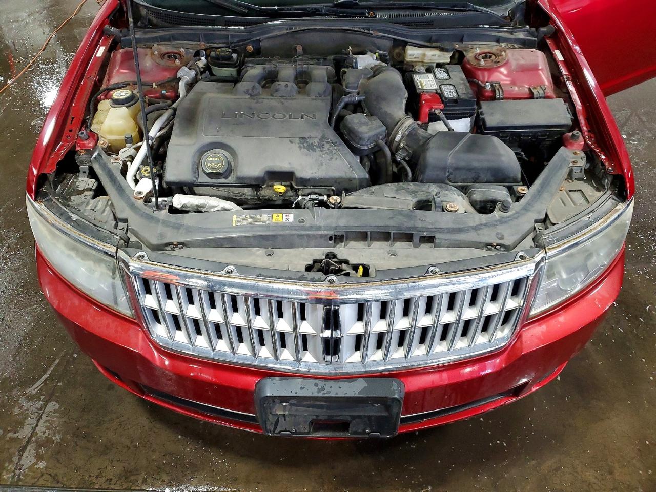 2007 Lincoln Mkz Red vin: 3LNHM26T87R625725