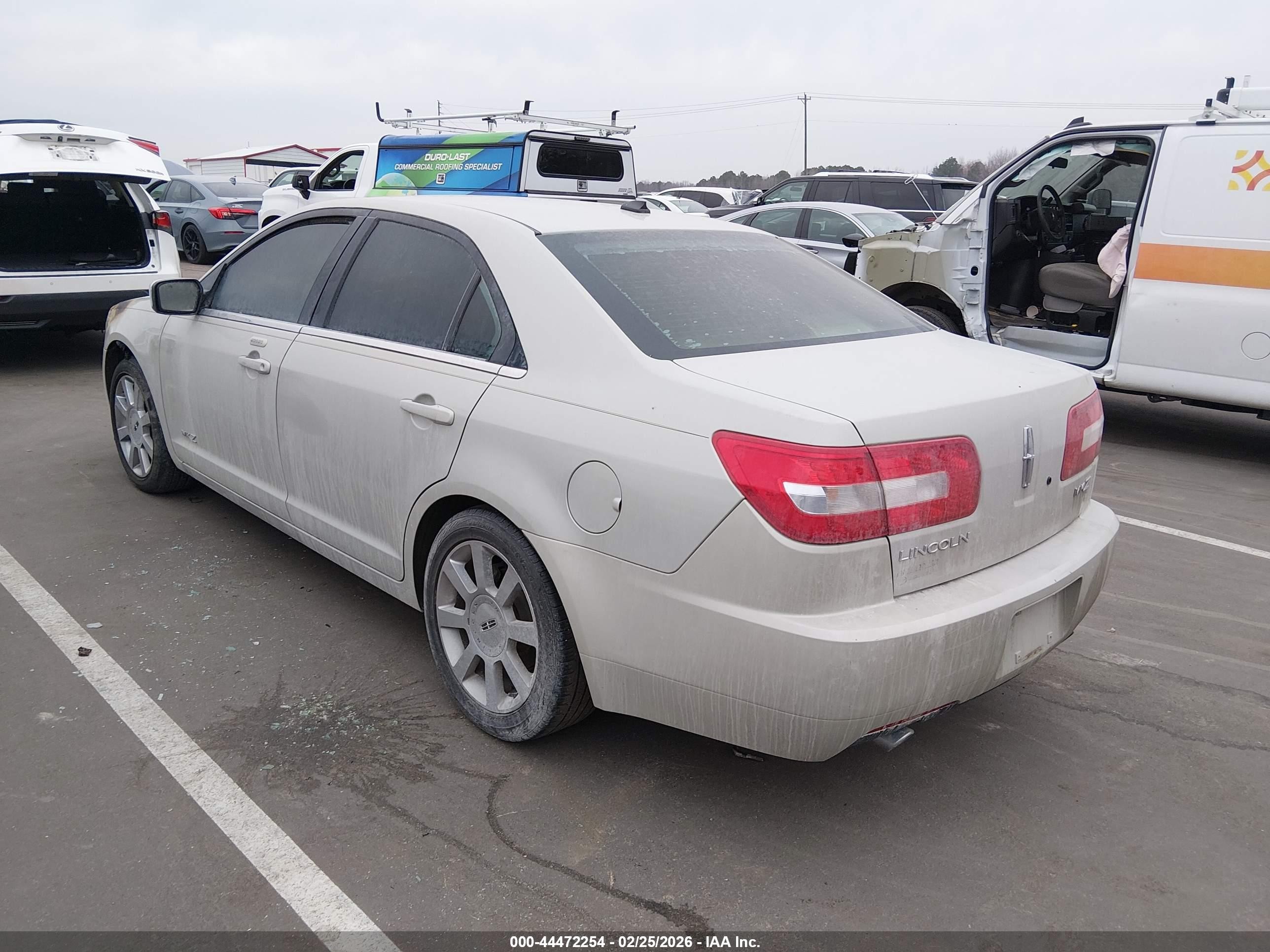 2007 Lincoln Mkz   Tan vin: 3LNHM26T87R630665