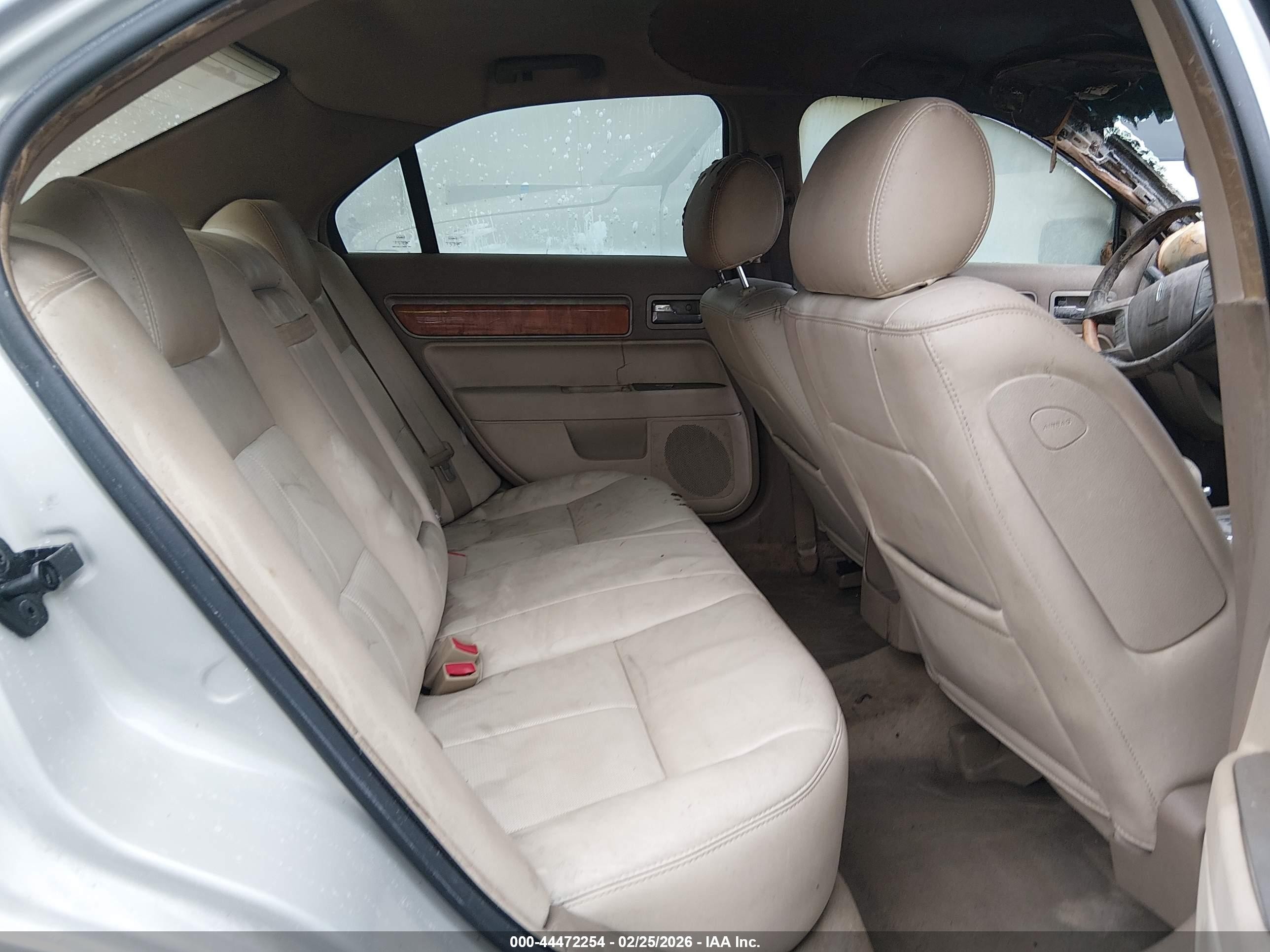 2007 Lincoln Mkz   Tan vin: 3LNHM26T87R630665