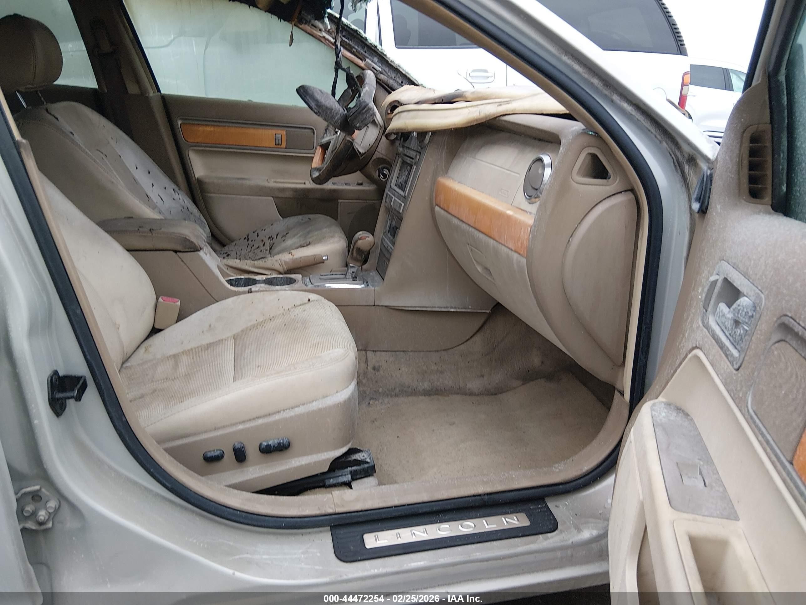 2007 Lincoln Mkz   Tan vin: 3LNHM26T87R630665