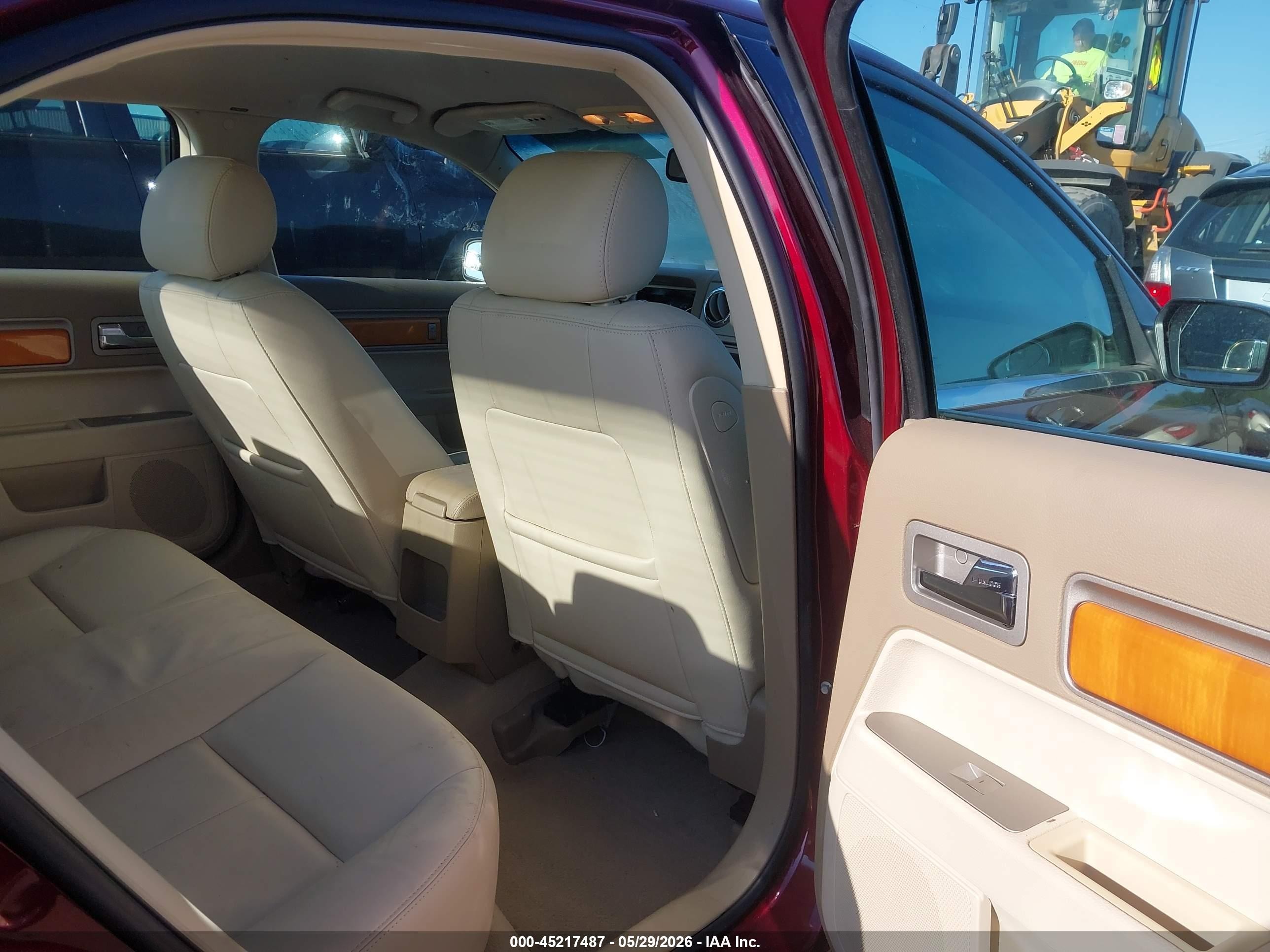 2007 Lincoln Mkz Красный vin: 3LNHM26T87R649717