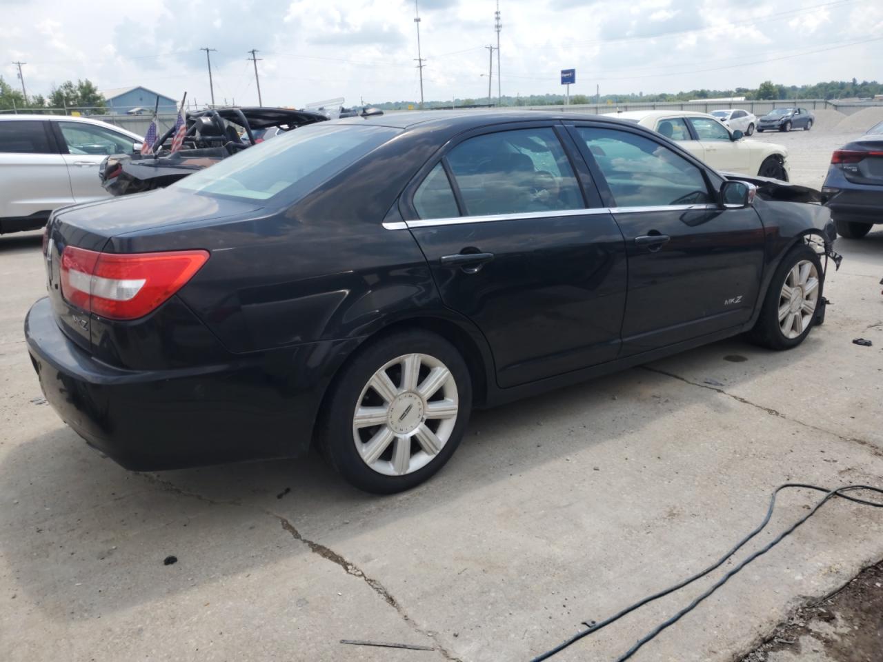 2008 Lincoln Mkz Black vin: 3LNHM26T88R650738