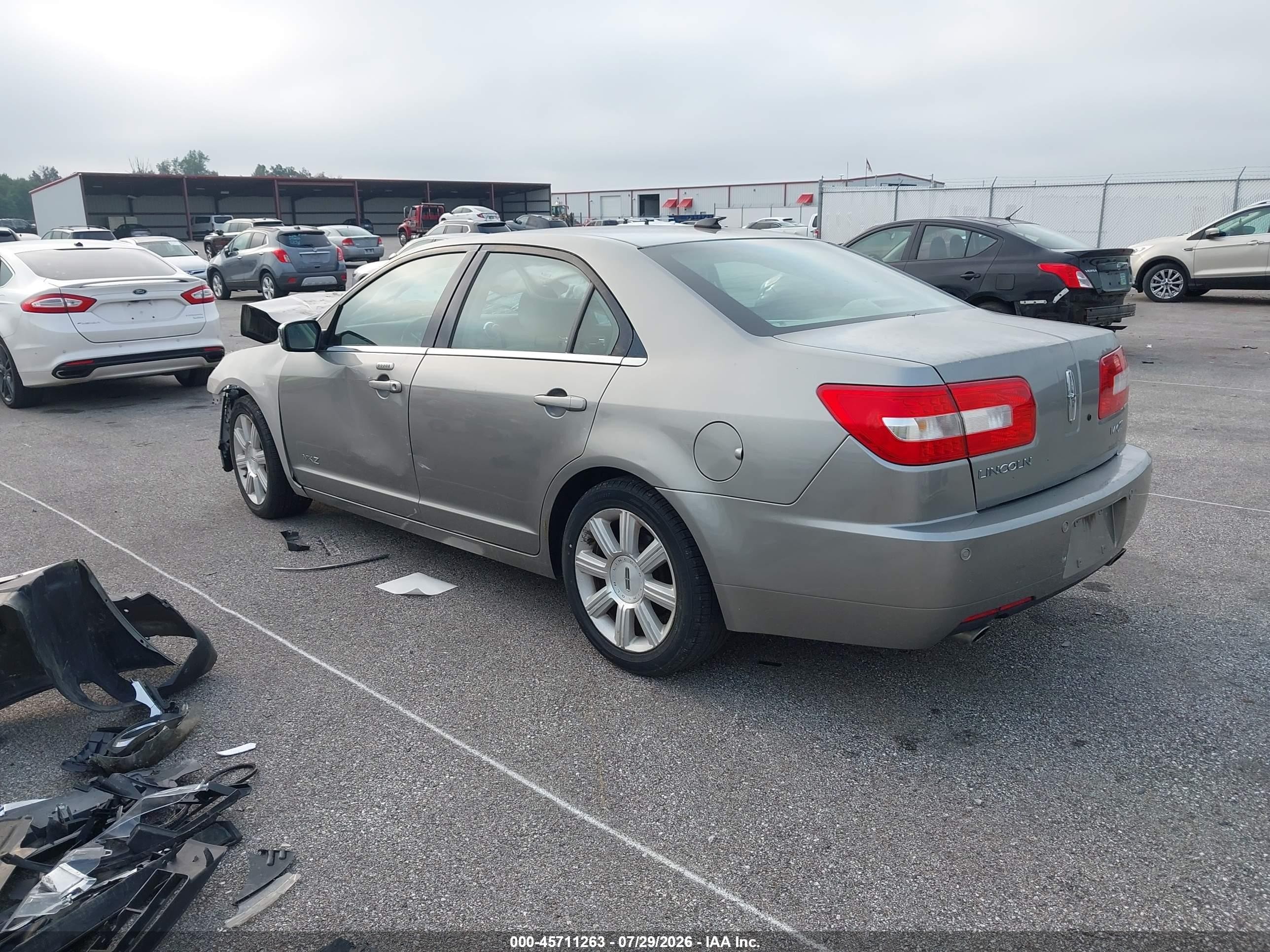2008 Lincoln Mkz   Gray vin: 3LNHM26T88R664297