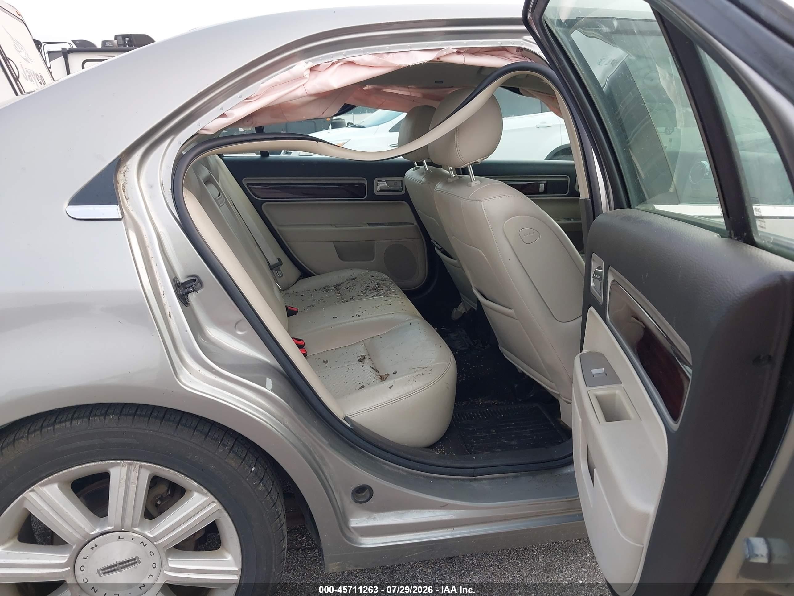 2008 Lincoln Mkz   Gray vin: 3LNHM26T88R664297