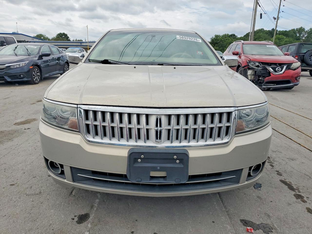2009 Lincoln Mkz Beige vin: 3LNHM26T89R602898