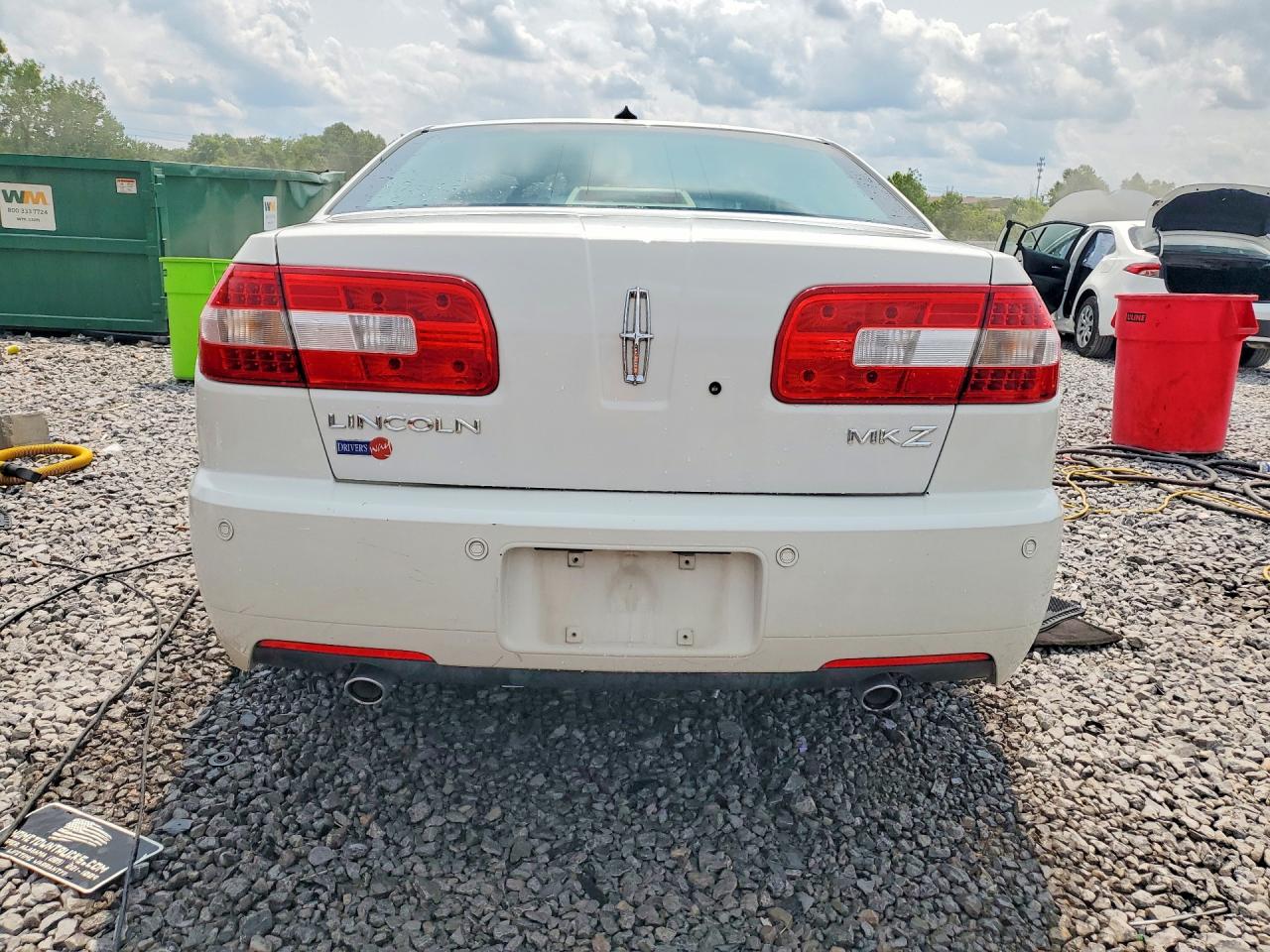 2009 Lincoln Mkz White vin: 3LNHM26T89R612928