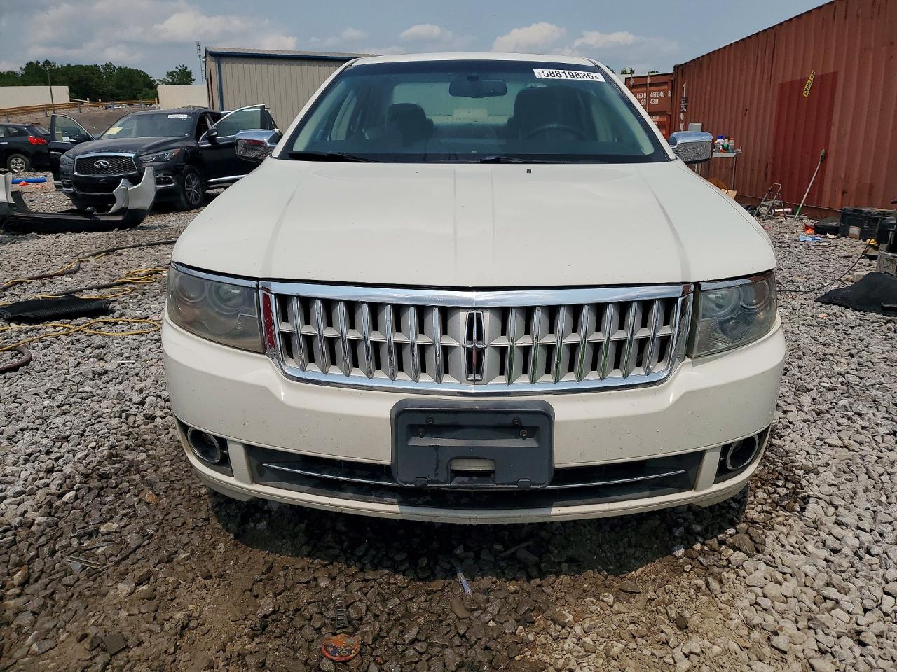 2009 Lincoln Mkz White vin: 3LNHM26T89R612928
