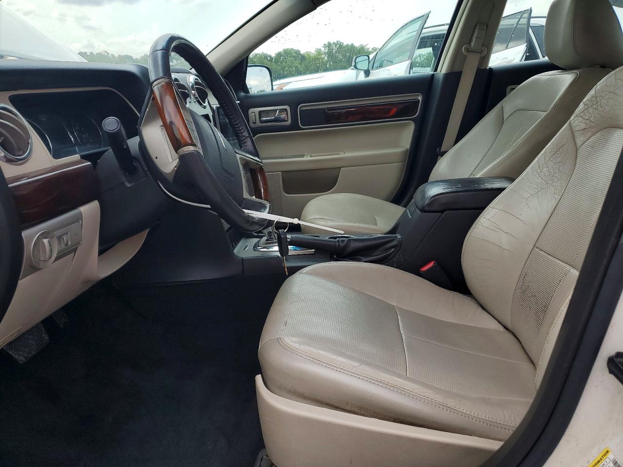 2009 Lincoln Mkz White vin: 3LNHM26T89R612928