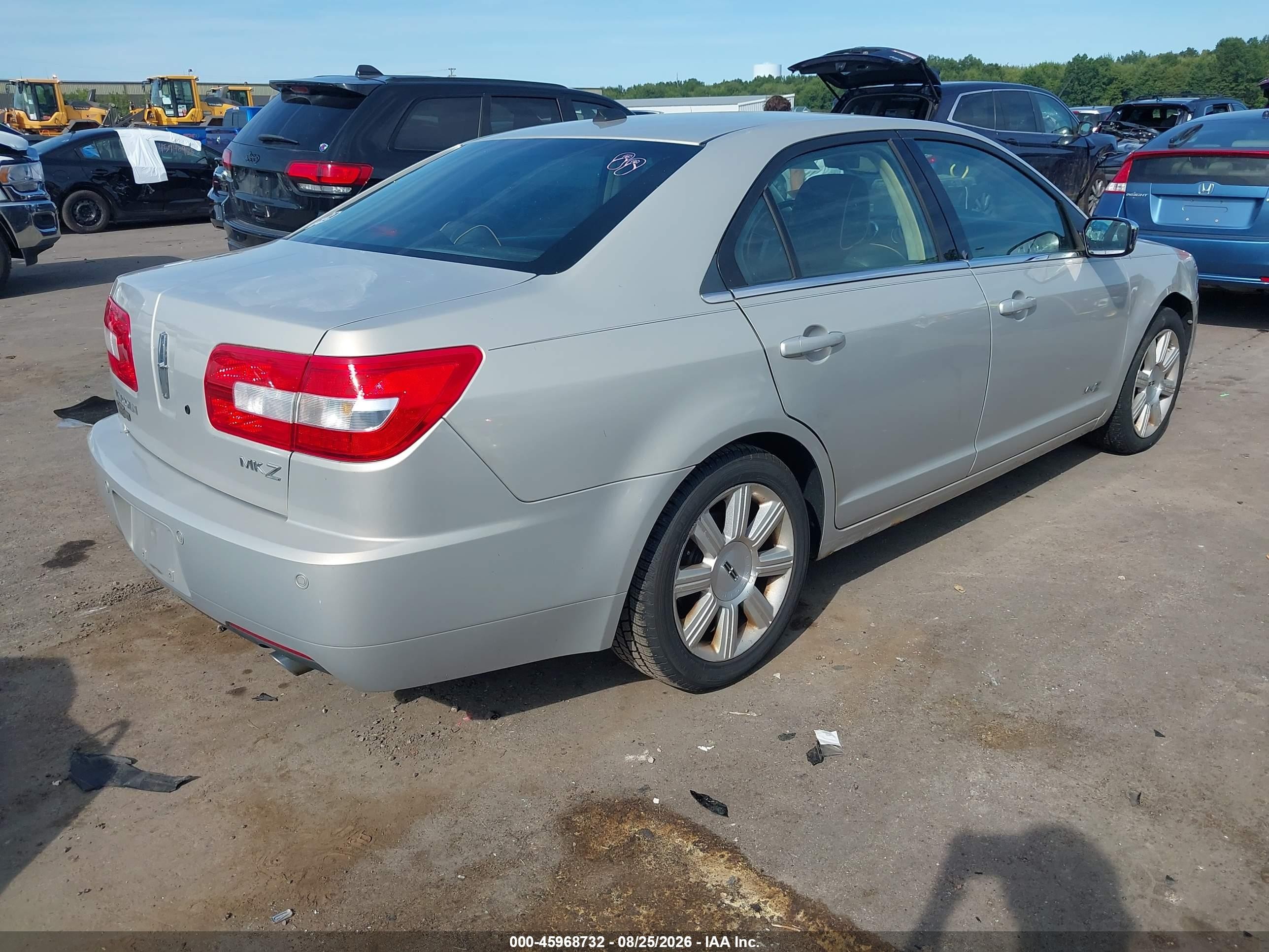 2009 Lincoln Mkz Beige vin: 3LNHM26T89R634699