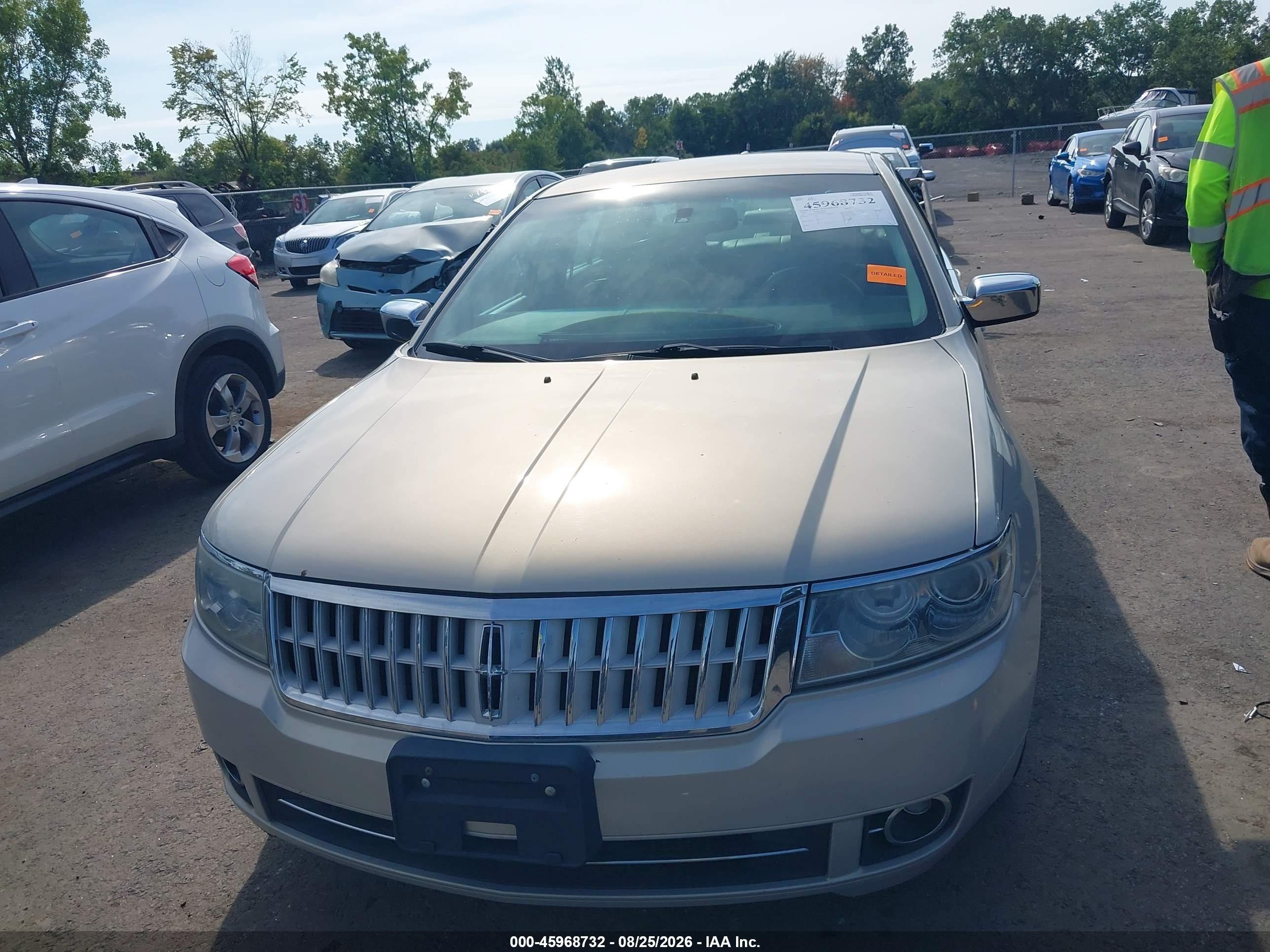 2009 Lincoln Mkz Beige vin: 3LNHM26T89R634699