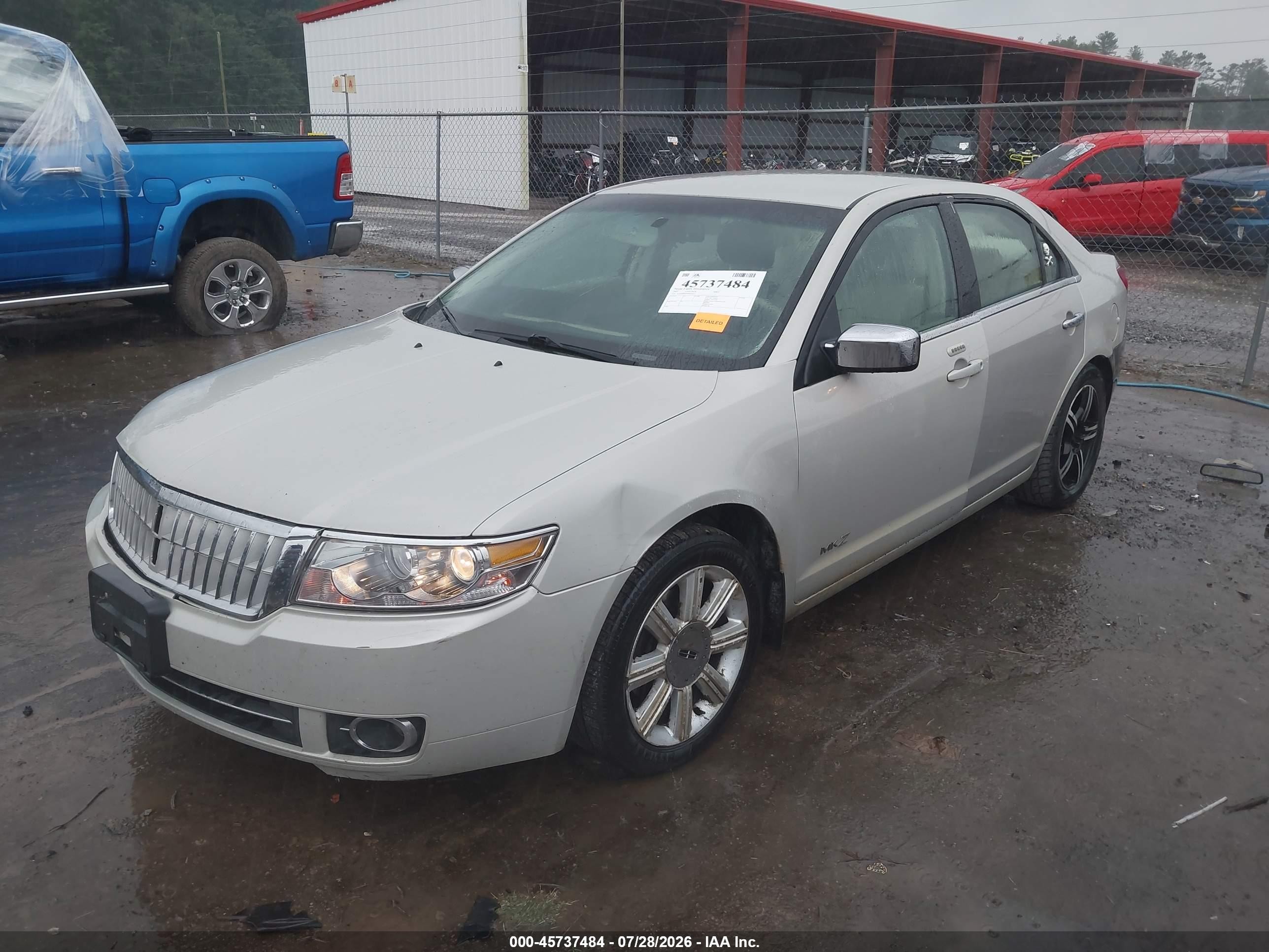 2007 Lincoln Mkz   Silver vin: 3LNHM26T97R631517