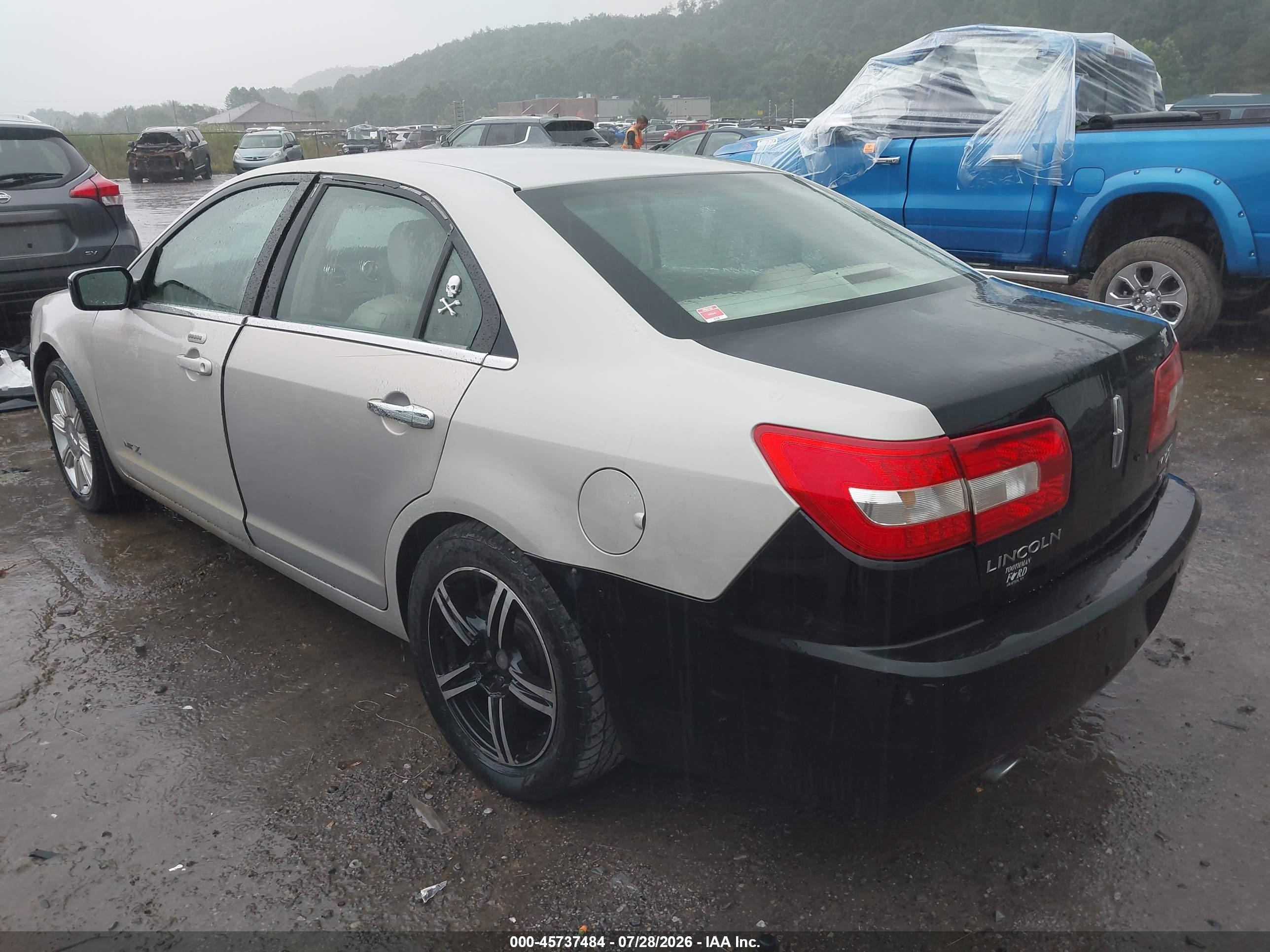 2007 Lincoln Mkz   Silver vin: 3LNHM26T97R631517