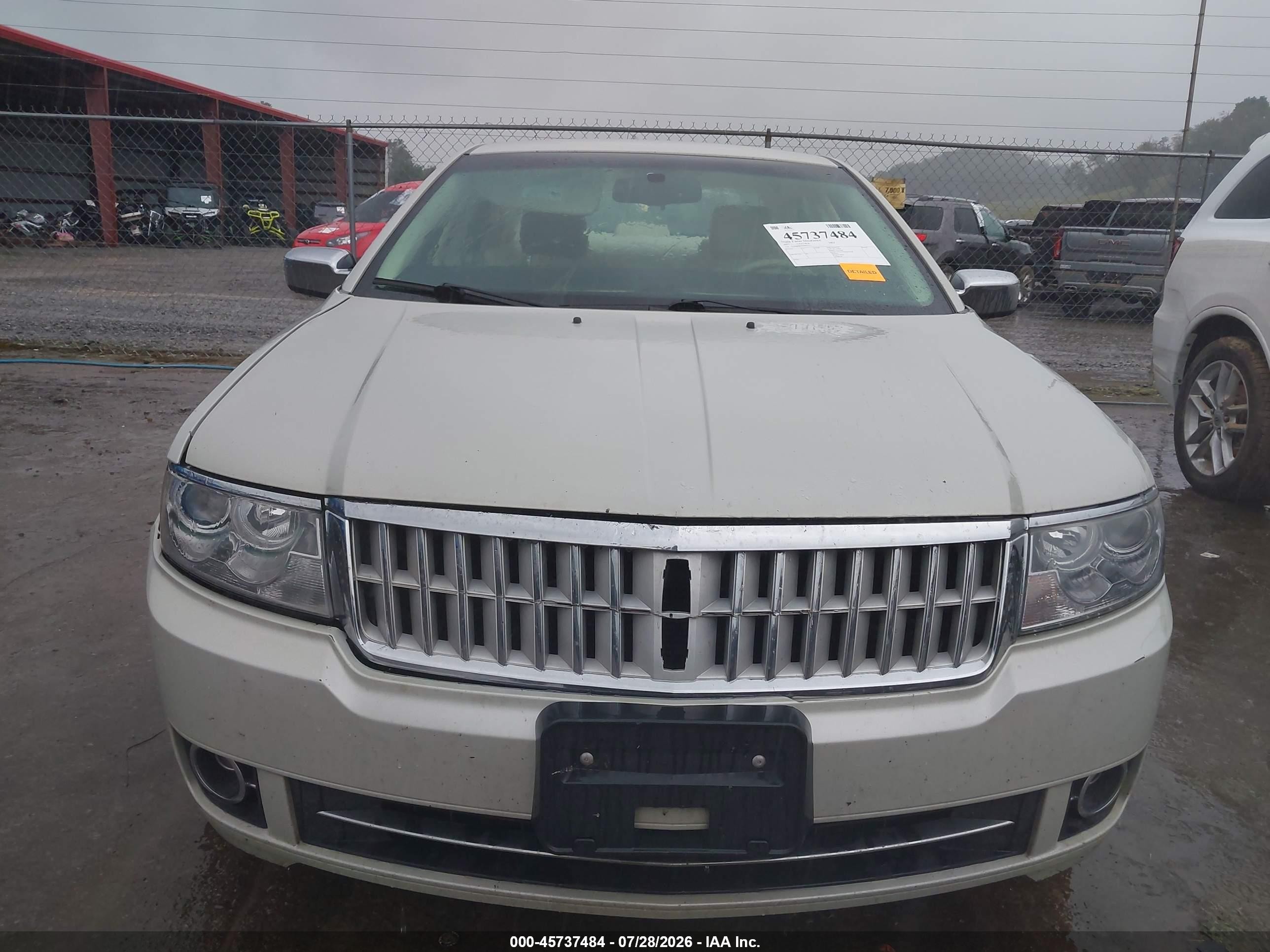 2007 Lincoln Mkz   Silver vin: 3LNHM26T97R631517