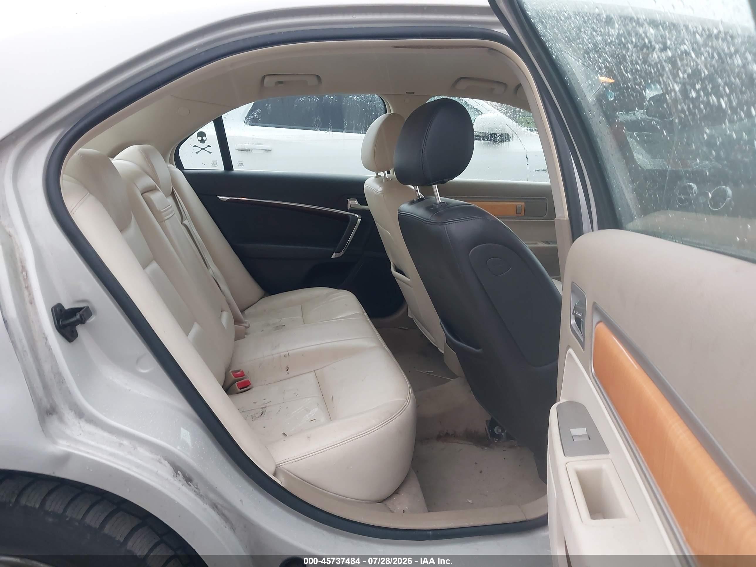 2007 Lincoln Mkz   Silver vin: 3LNHM26T97R631517