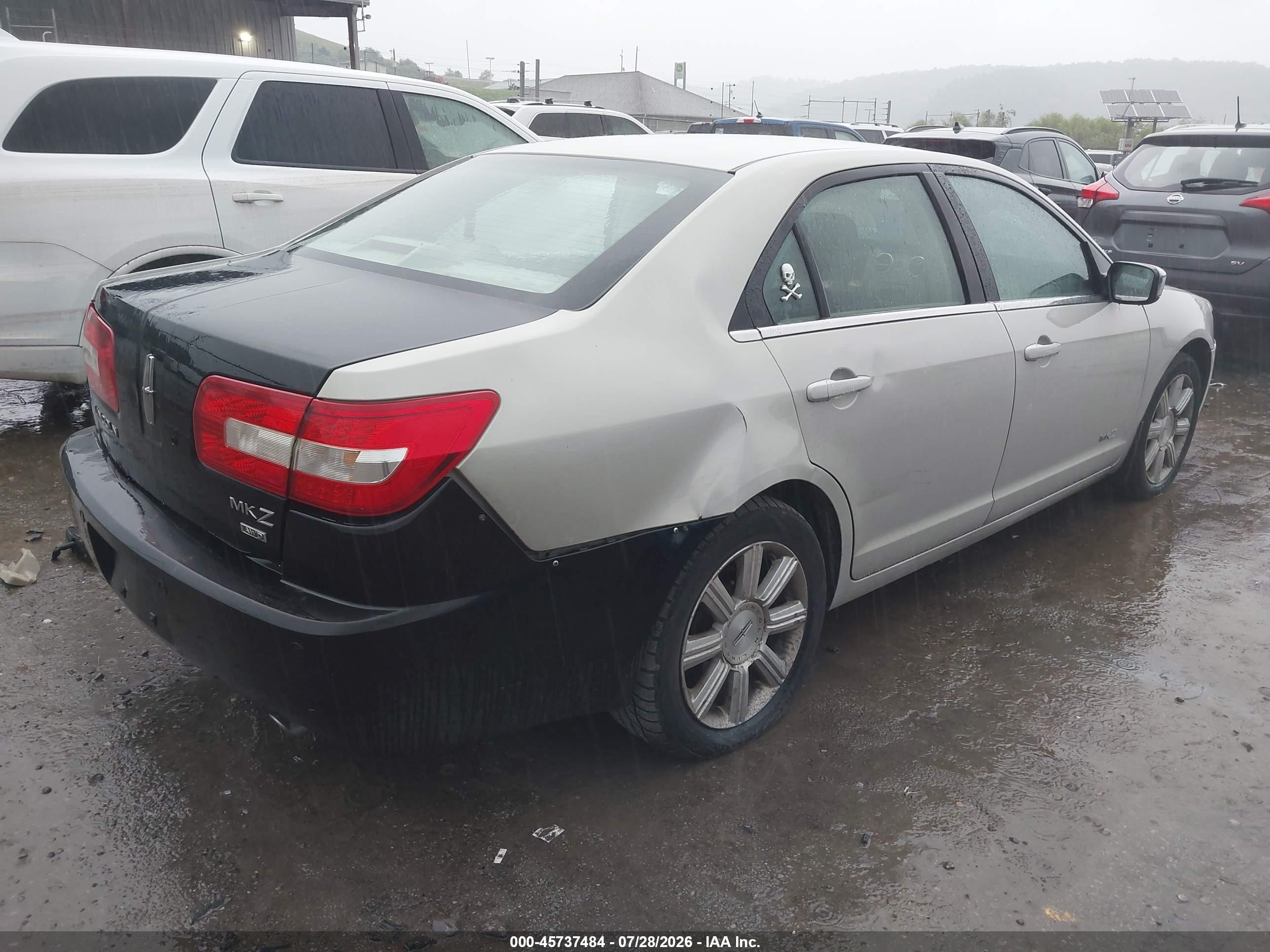 2007 Lincoln Mkz   Silver vin: 3LNHM26T97R631517