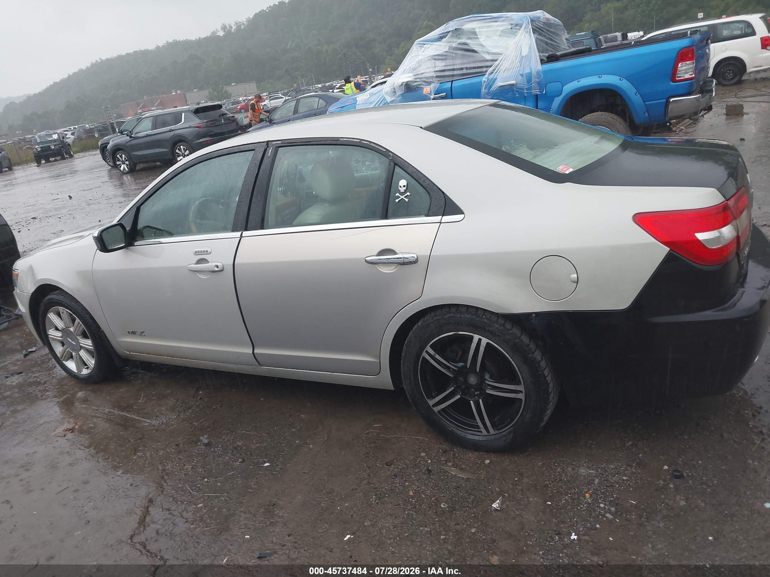2007 Lincoln Mkz   Silver vin: 3LNHM26T97R631517