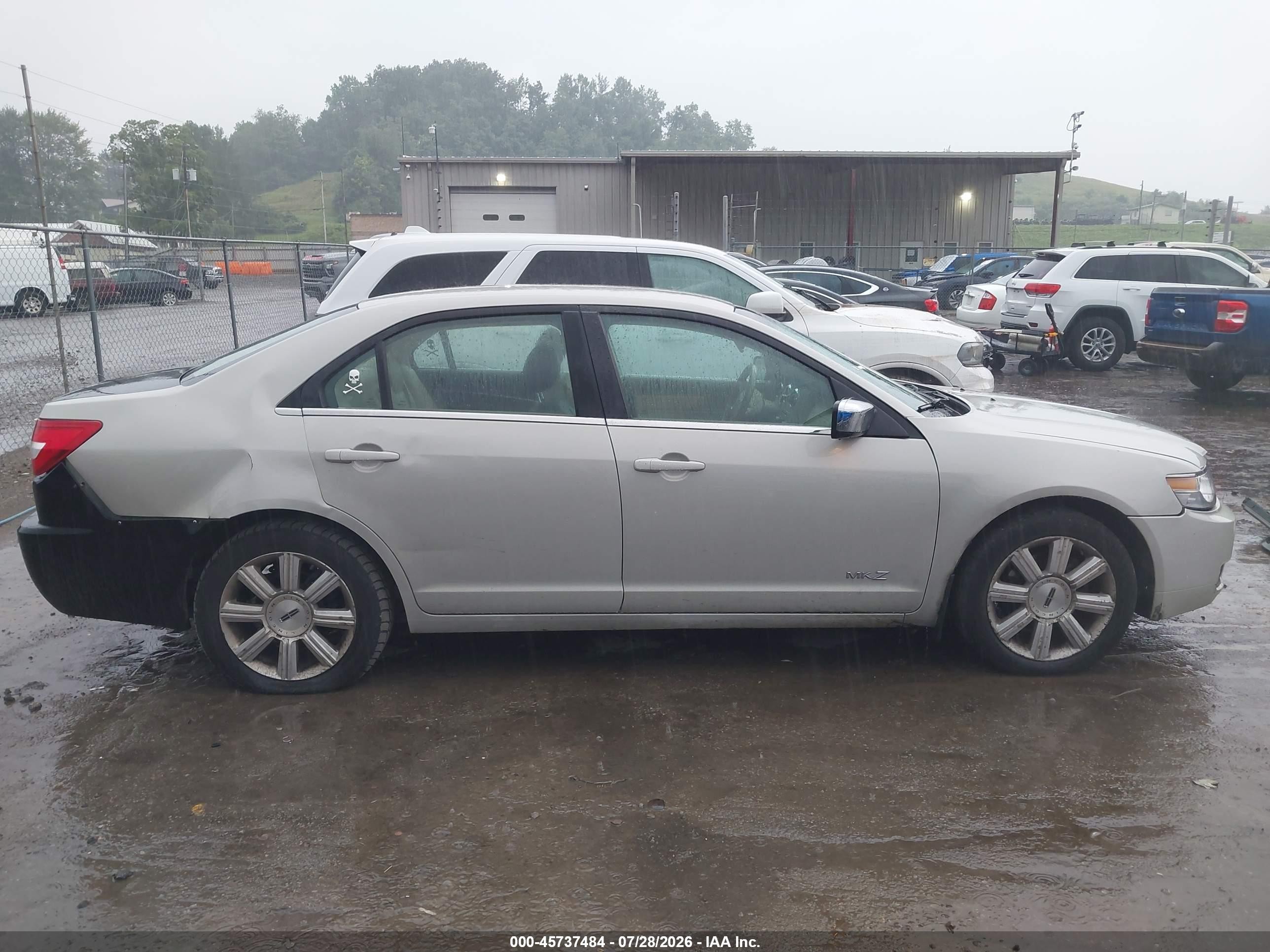2007 Lincoln Mkz   Silver vin: 3LNHM26T97R631517