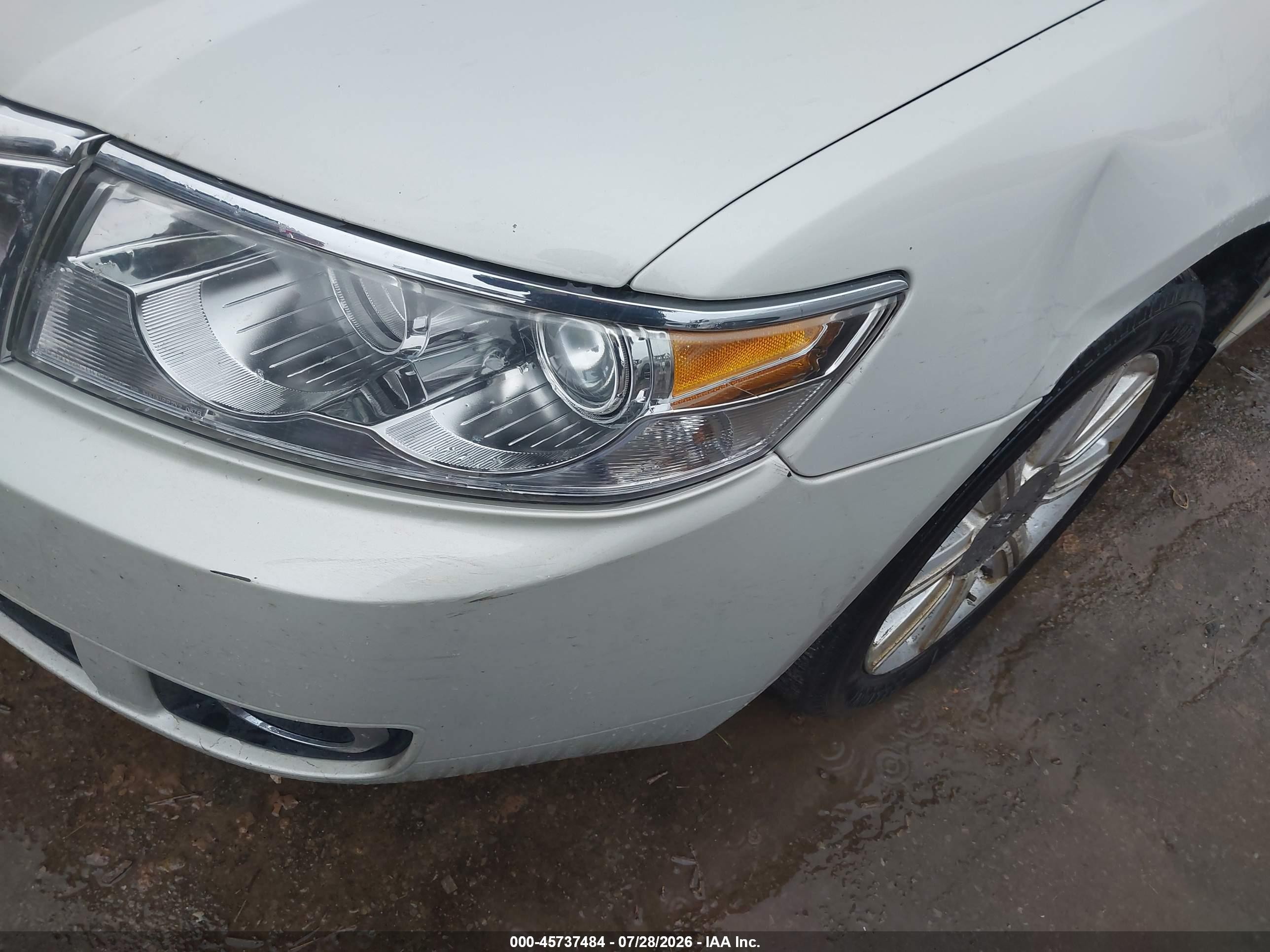 2007 Lincoln Mkz   Silver vin: 3LNHM26T97R631517