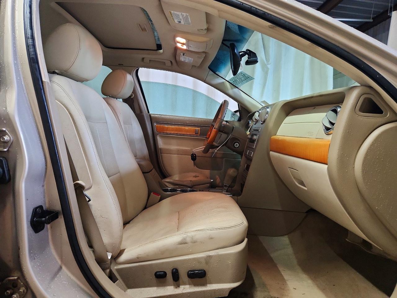 2007 Lincoln Mkz Cream vin: 3LNHM26T97R655557