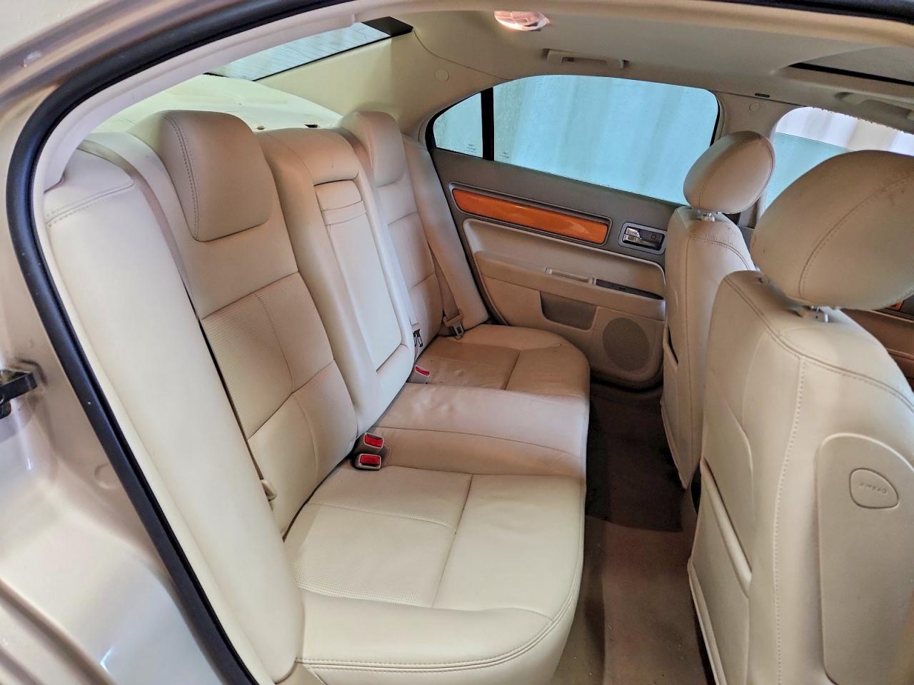 2007 Lincoln Mkz Cream vin: 3LNHM26T97R655557
